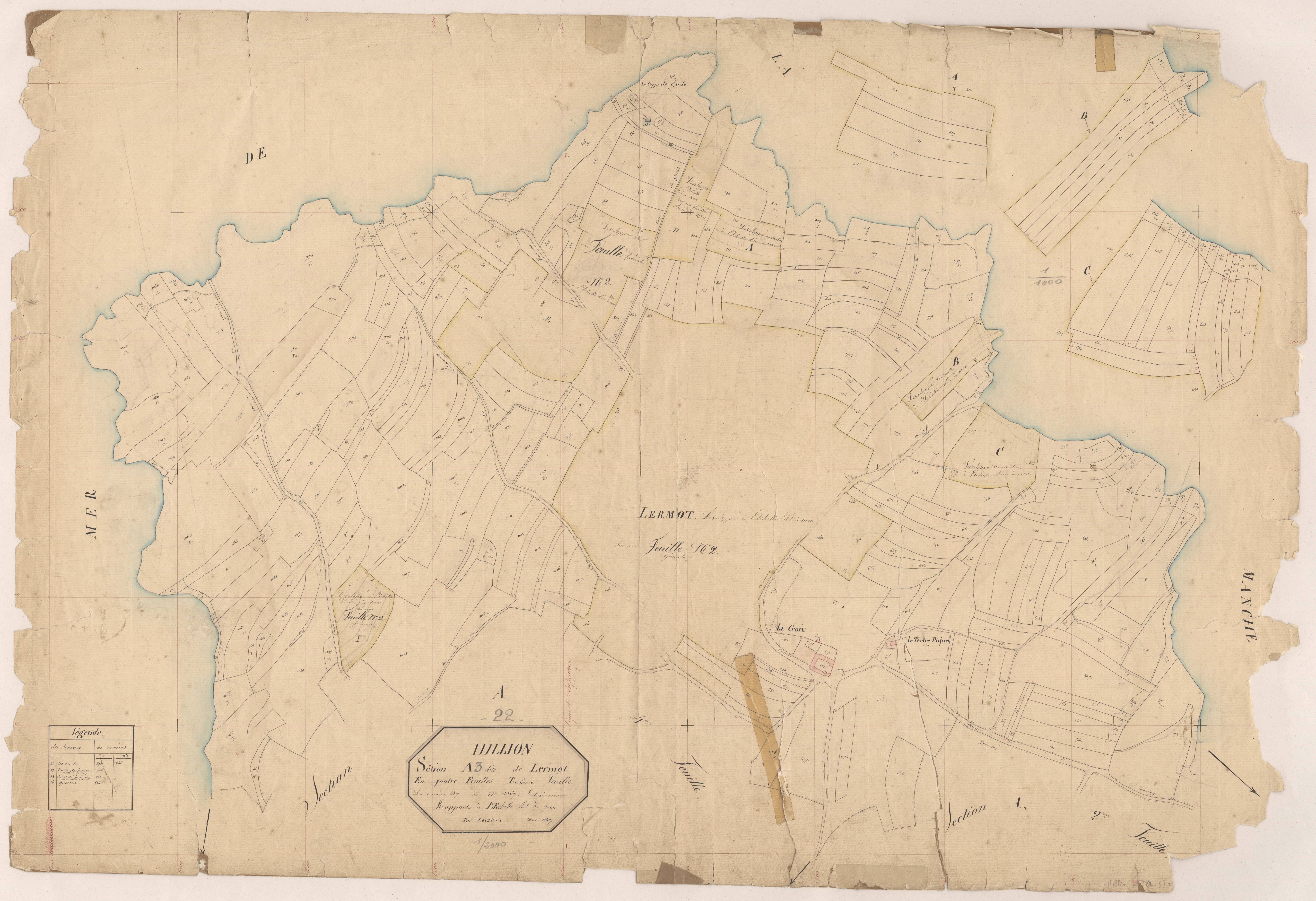 Hillion - Section A, 3e feuille