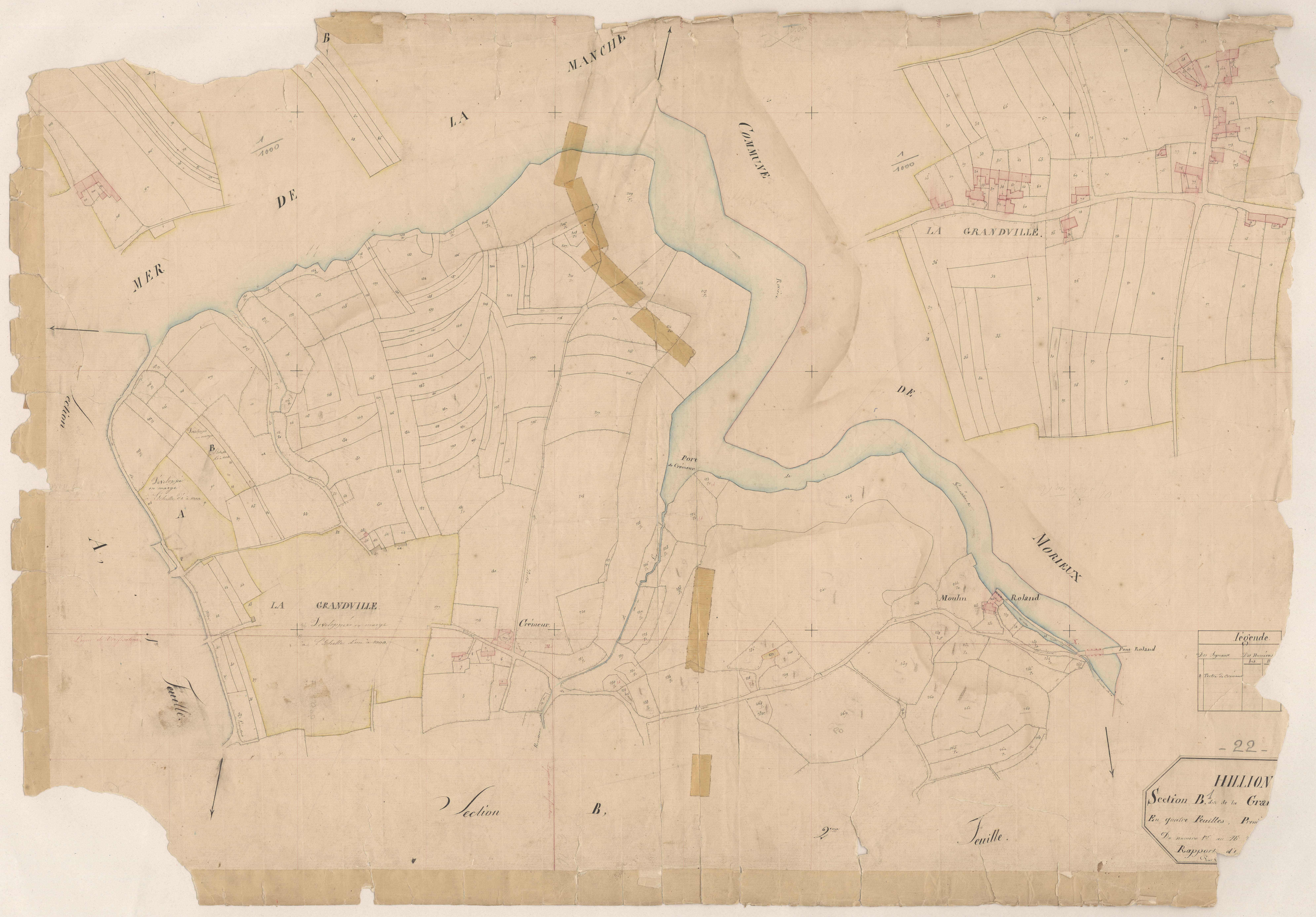 Hillion - Section B, 1re feuille