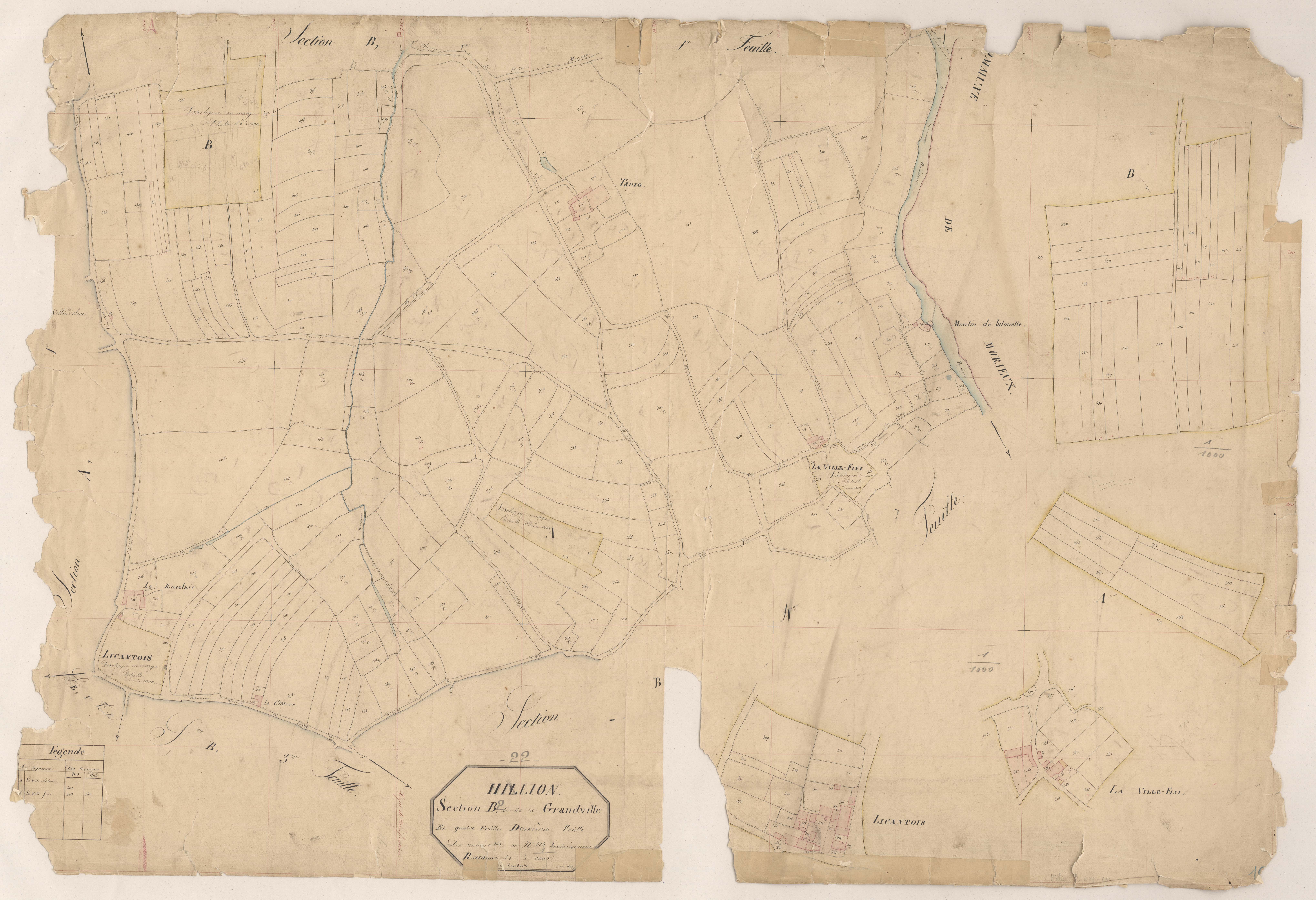 Hillion - Section B, 2e feuille