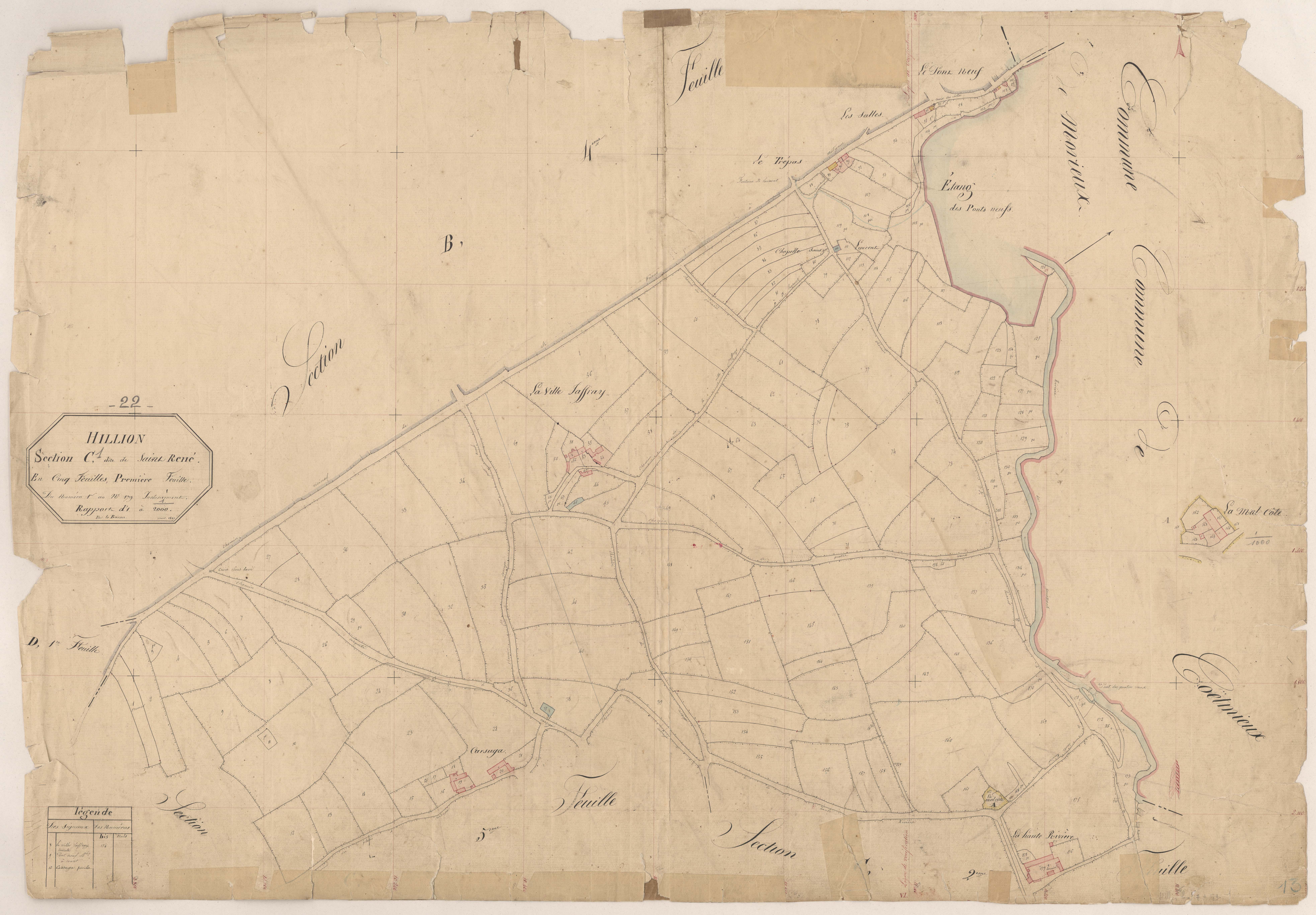 Hillion - Section C, 1re feuille