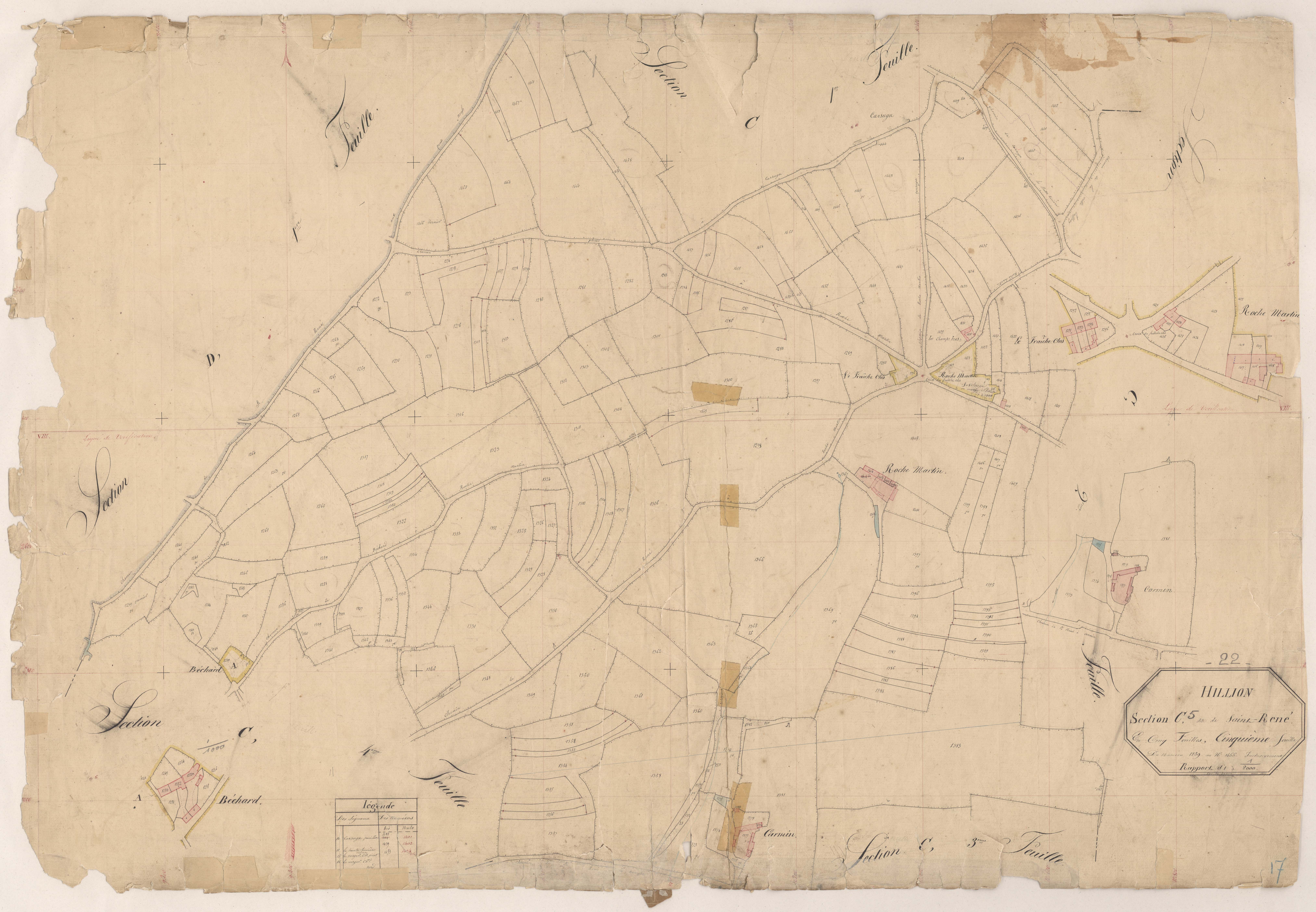 Hillion - Section C, 5e feuille