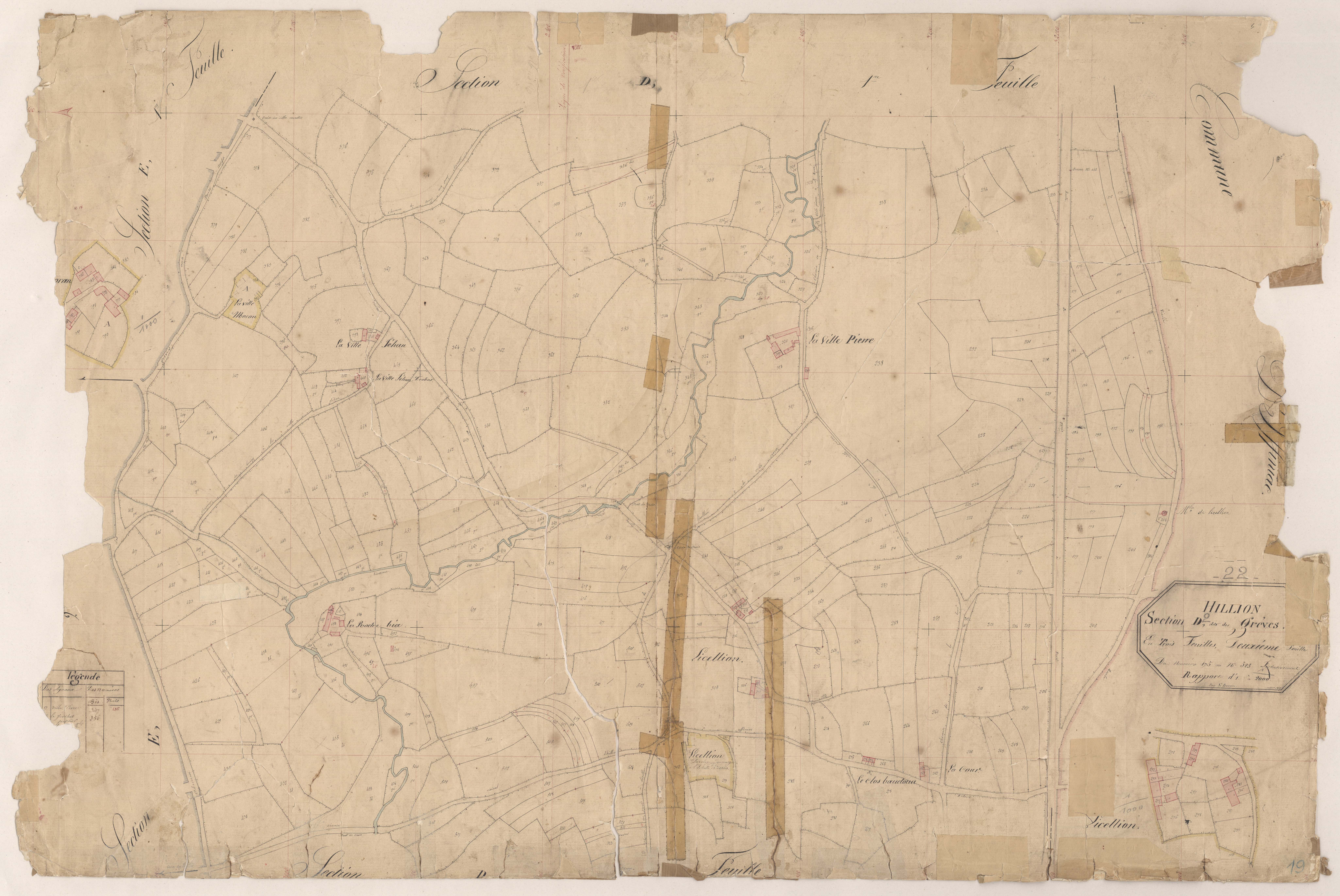 Hillion - Section D, 2e feuille