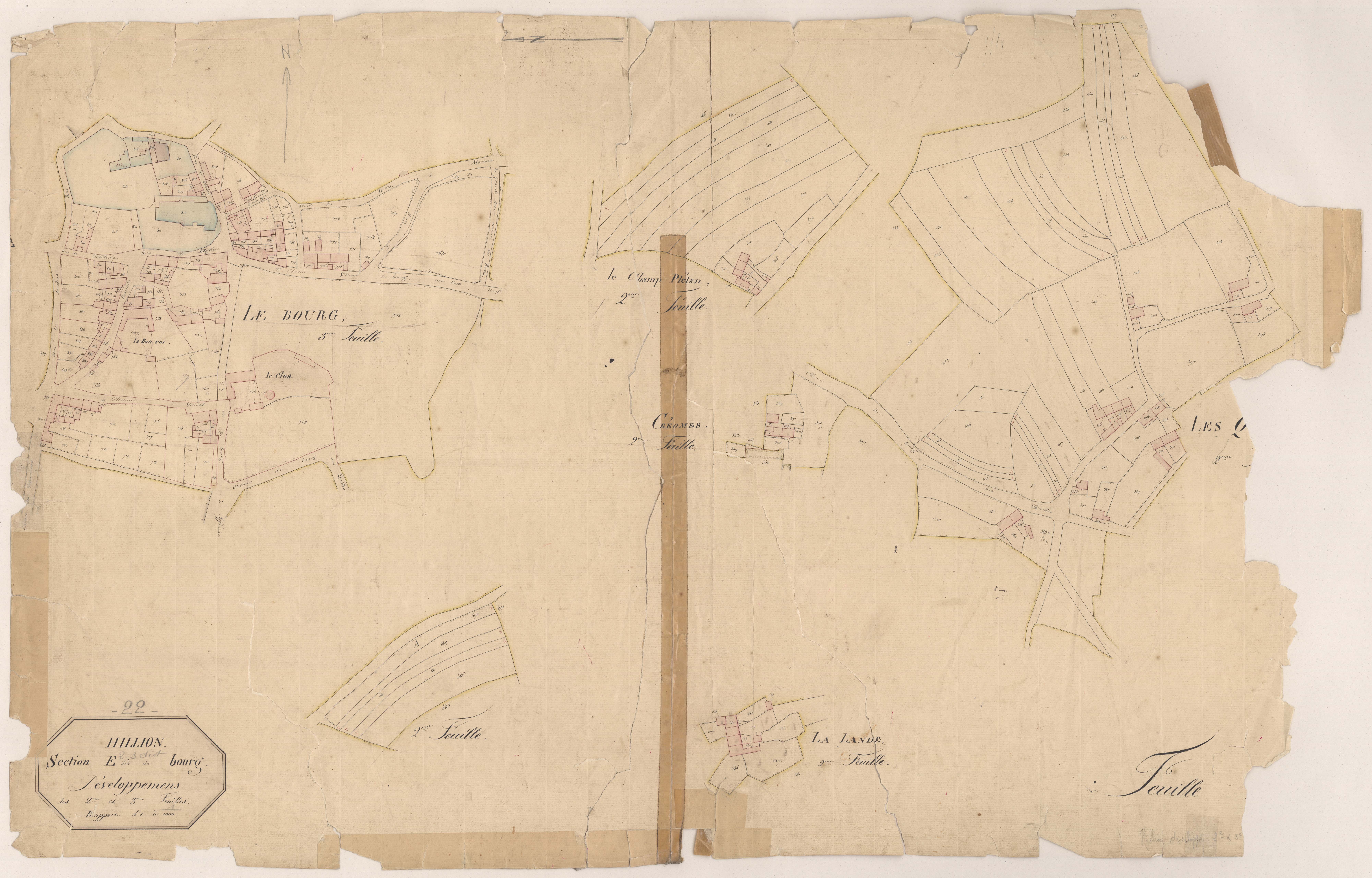 Hillion - Section E, 2e feuille