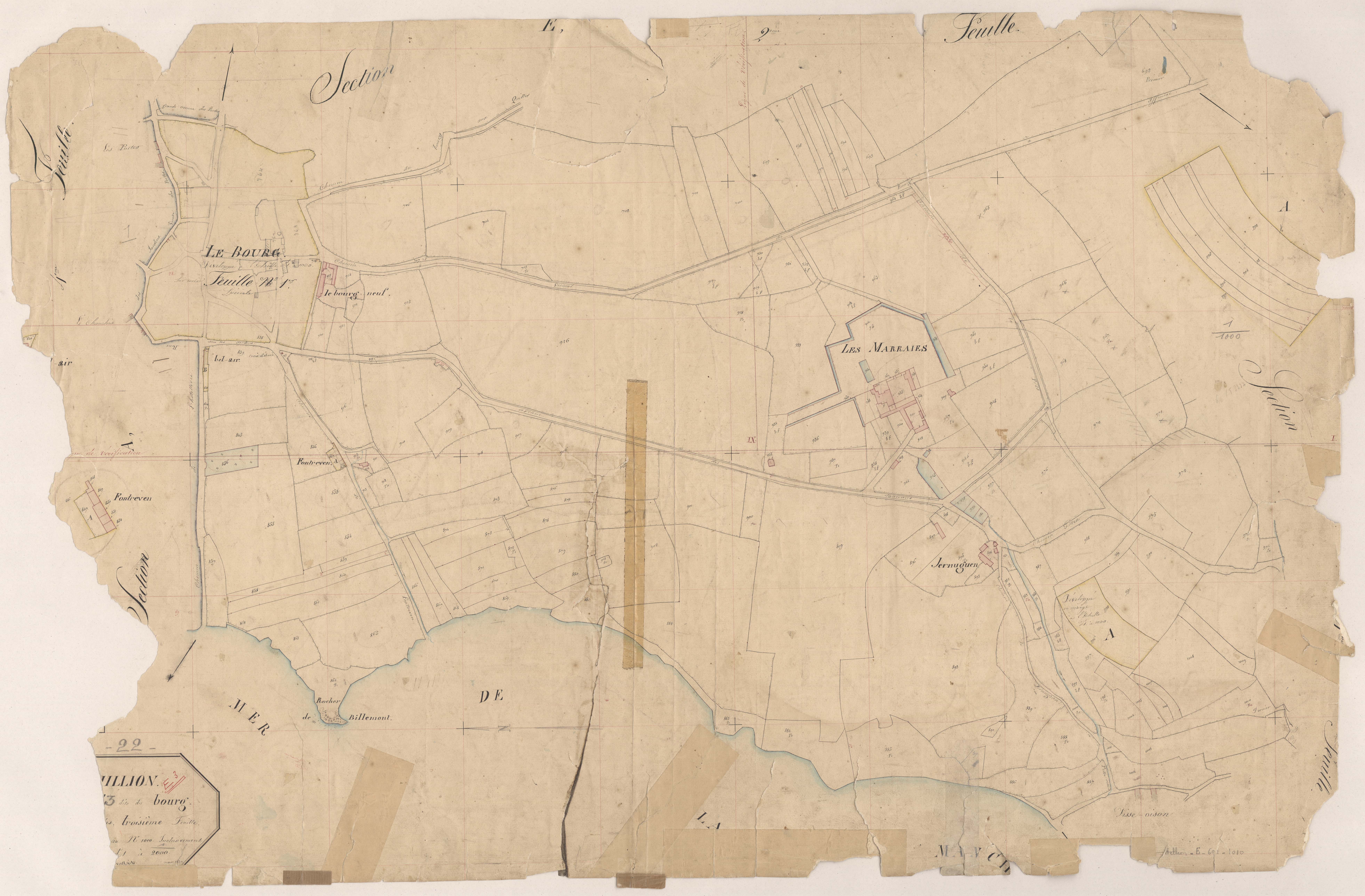 Hillion - Section E, 3e feuille