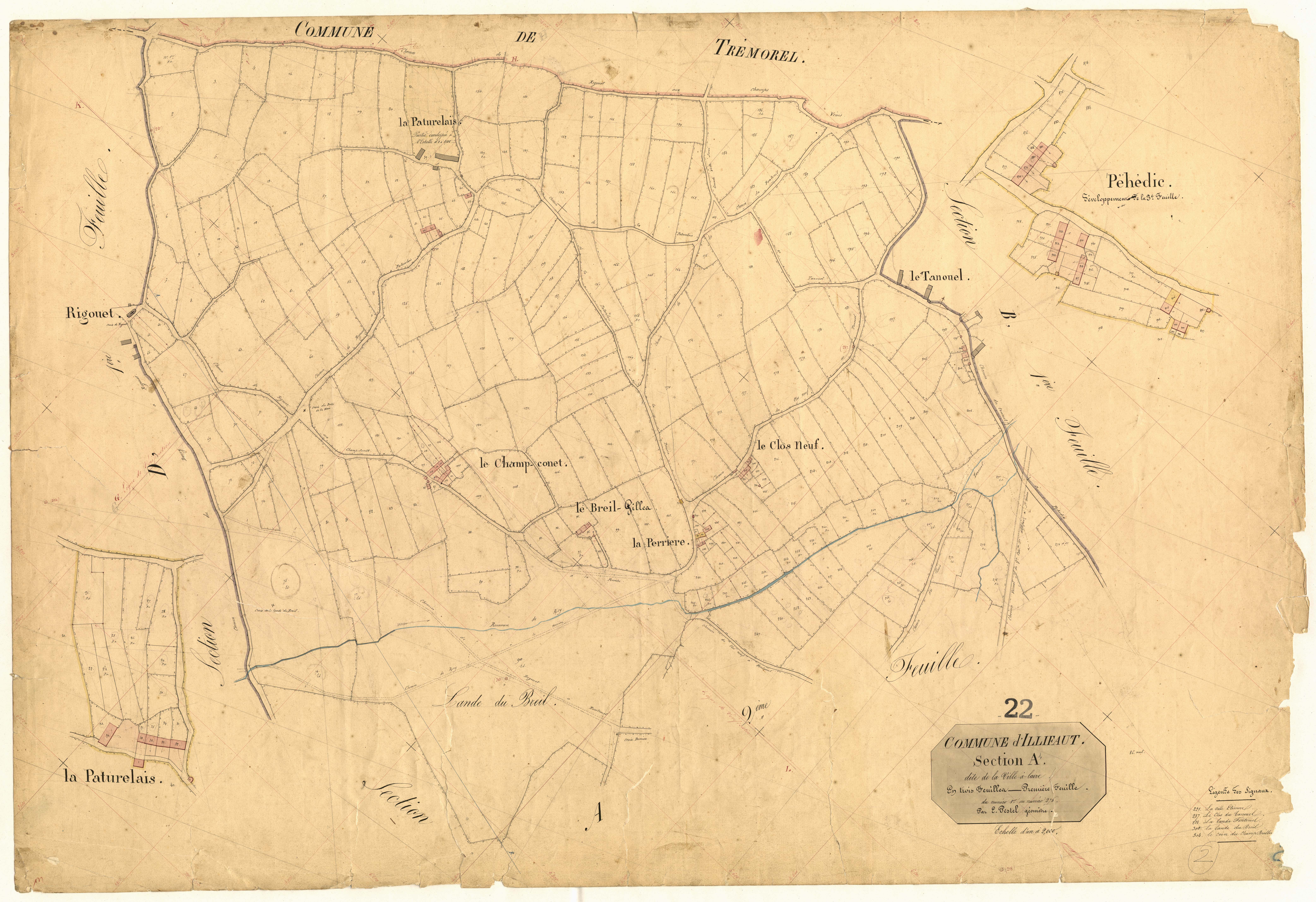 Illifaut - Section A, 1re feuille