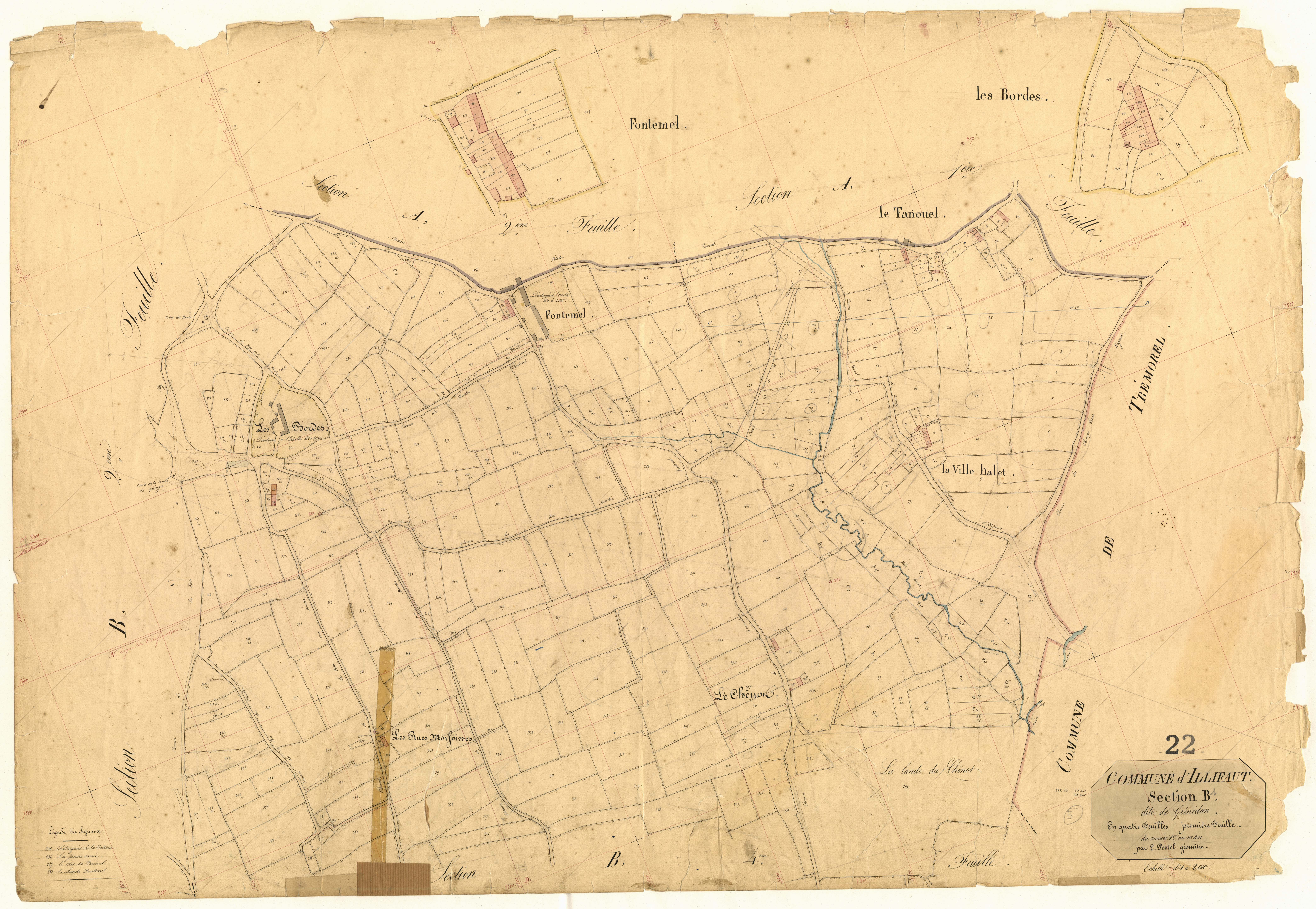 Illifaut - Section B, 1re feuille