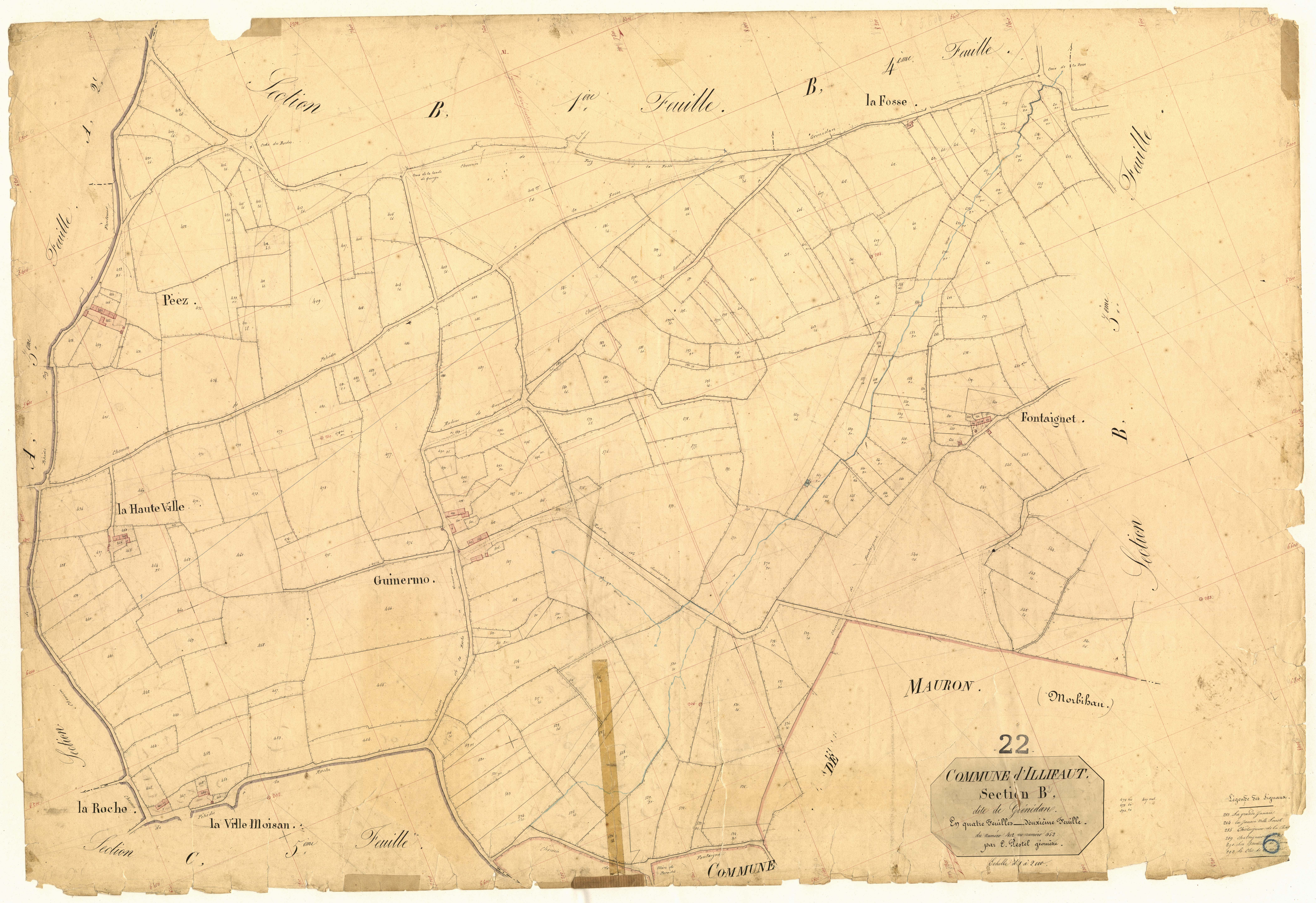Illifaut - Section B, 2e feuille