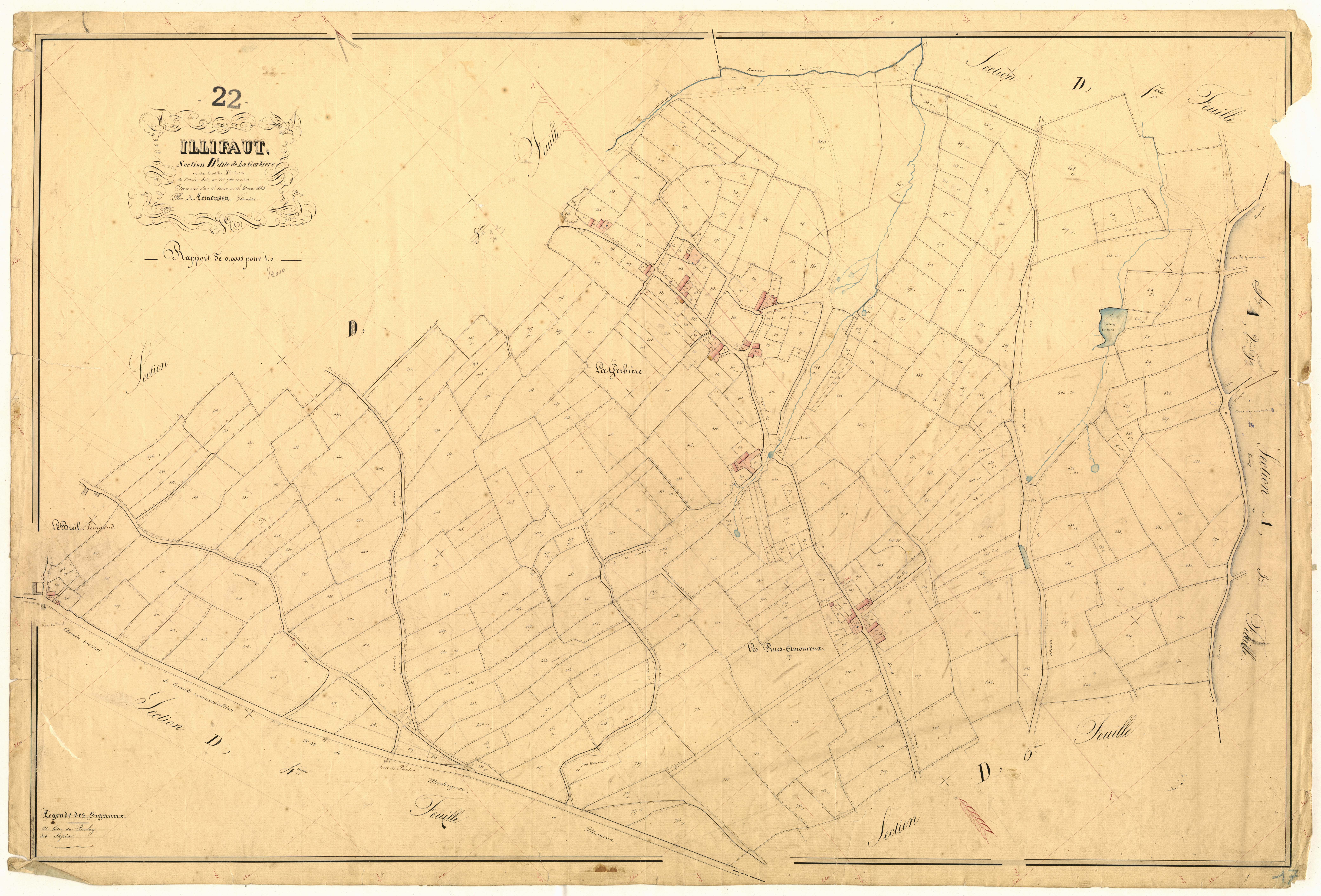 Illifaut - Section D, 3e feuille