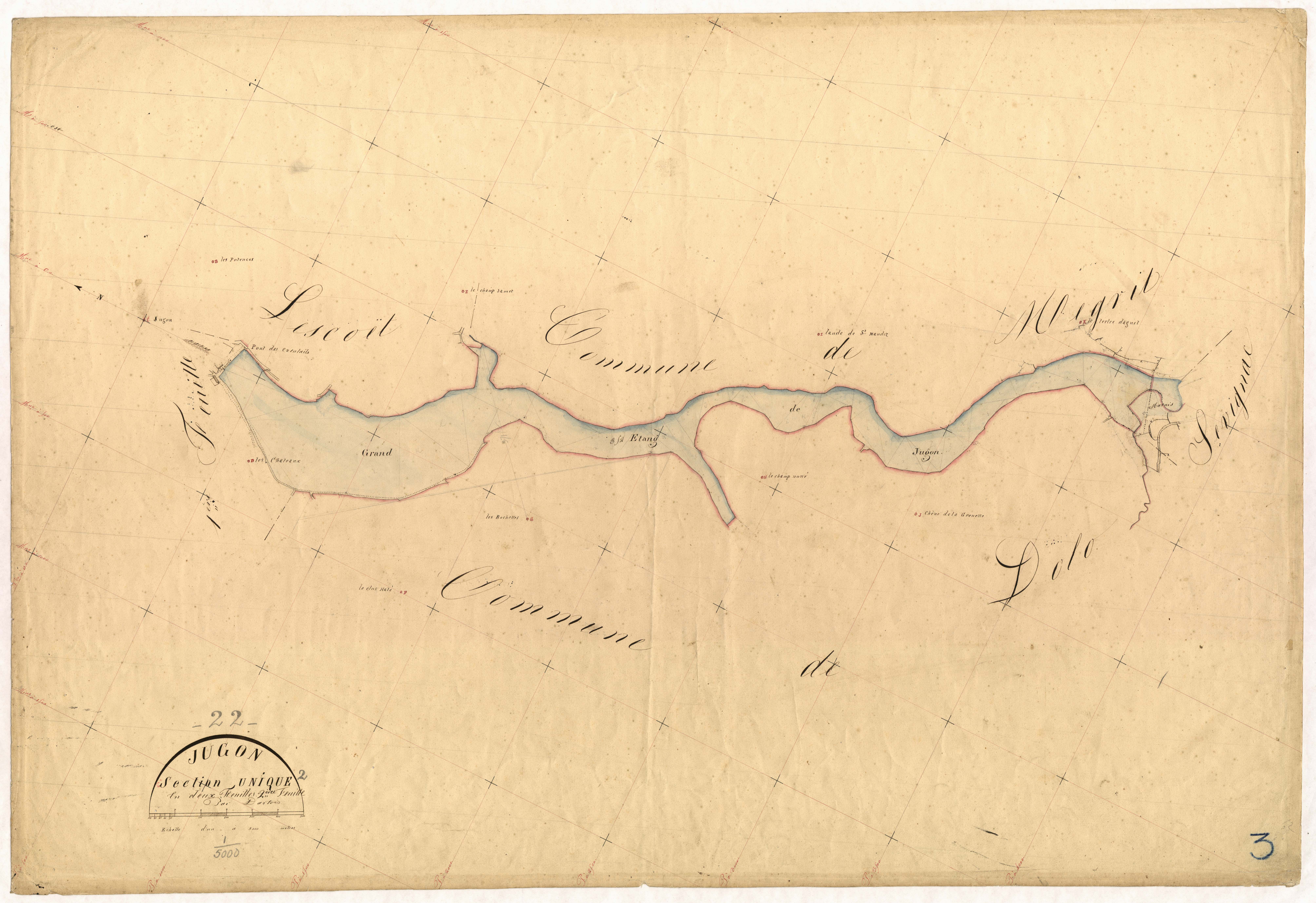 Jugon-les-Lacs - Section unique, 2e feuille