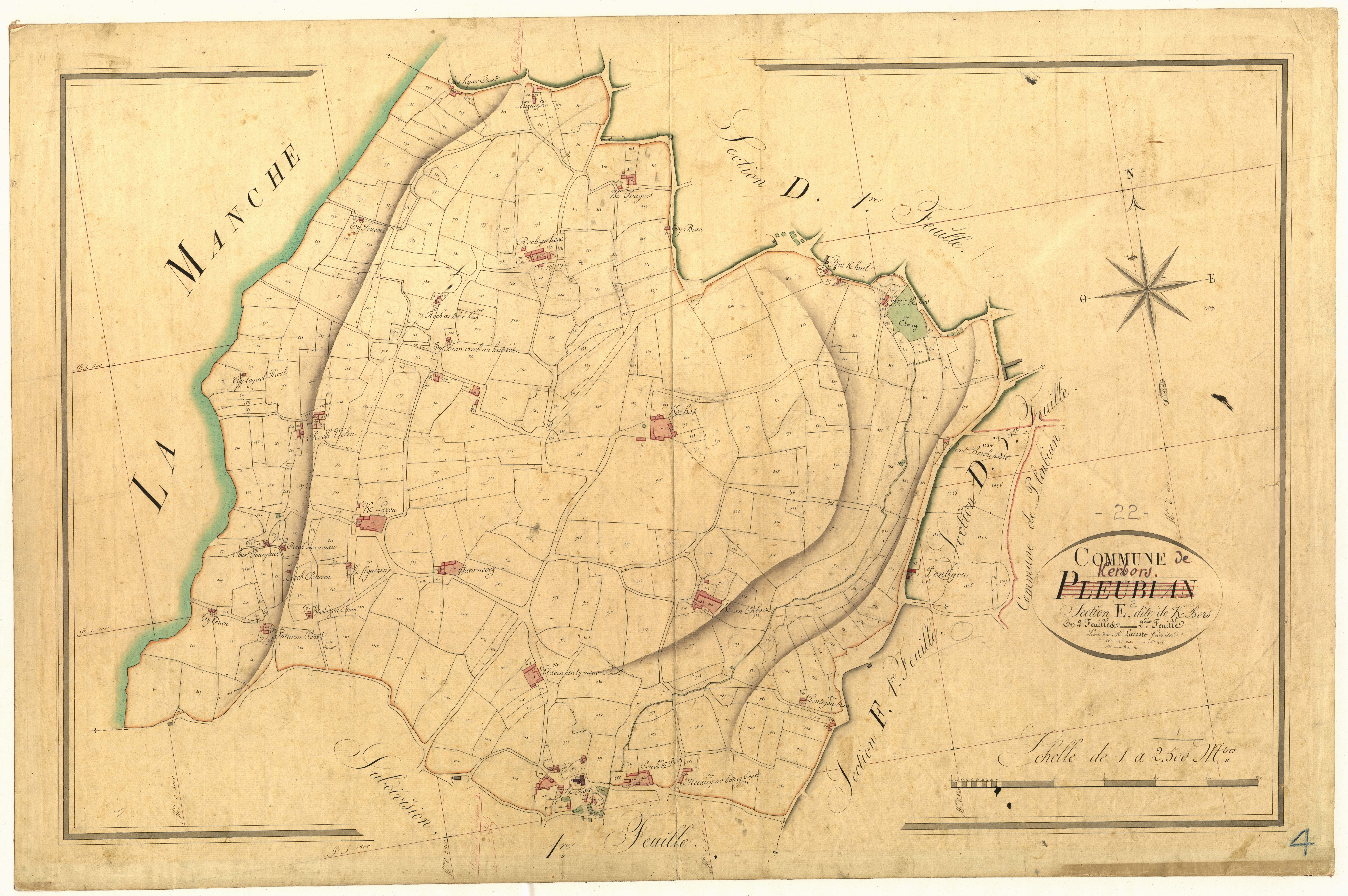 Kerbors - Section E, 2e feuille