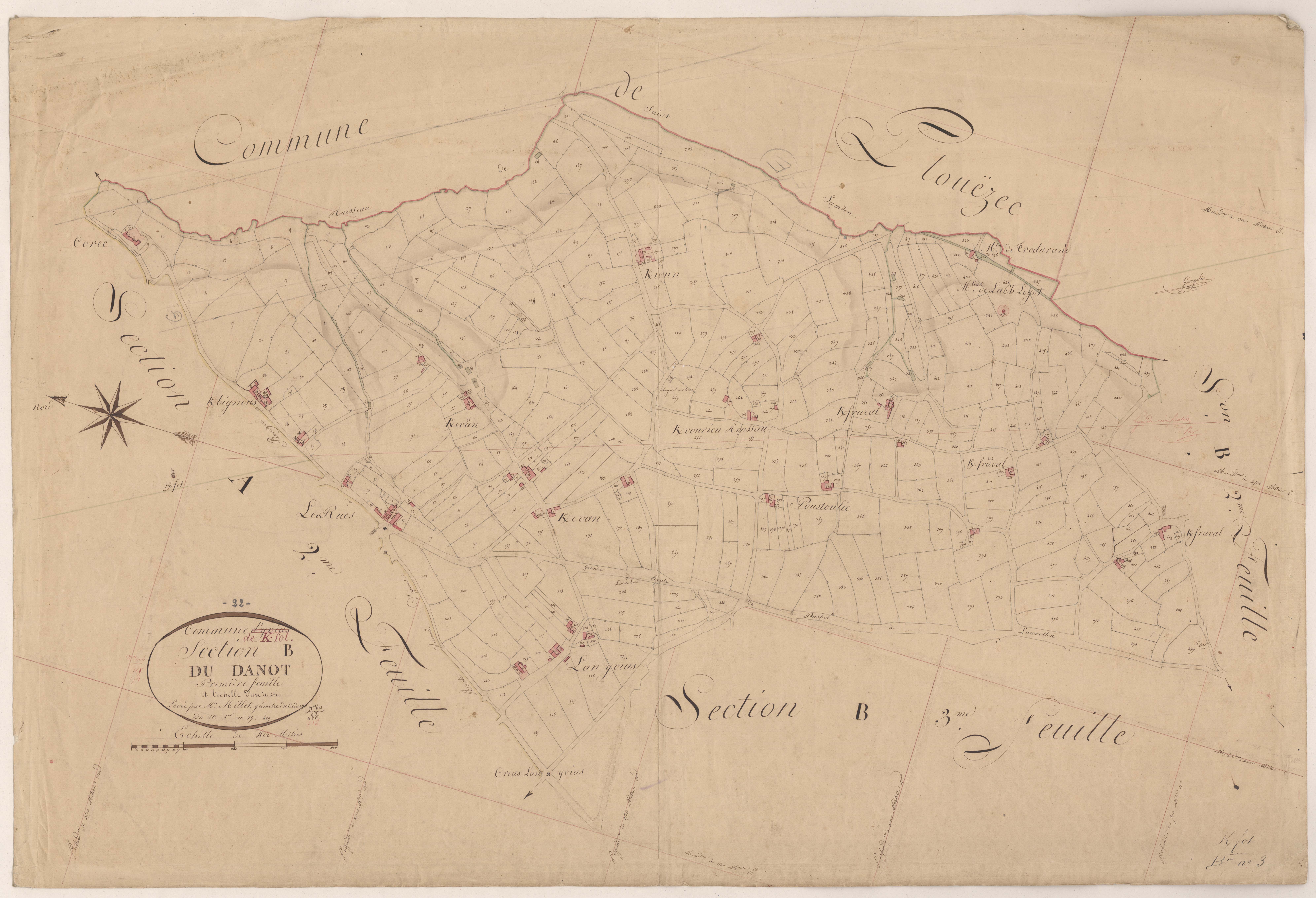 Kerfot - Section B, 1re feuille