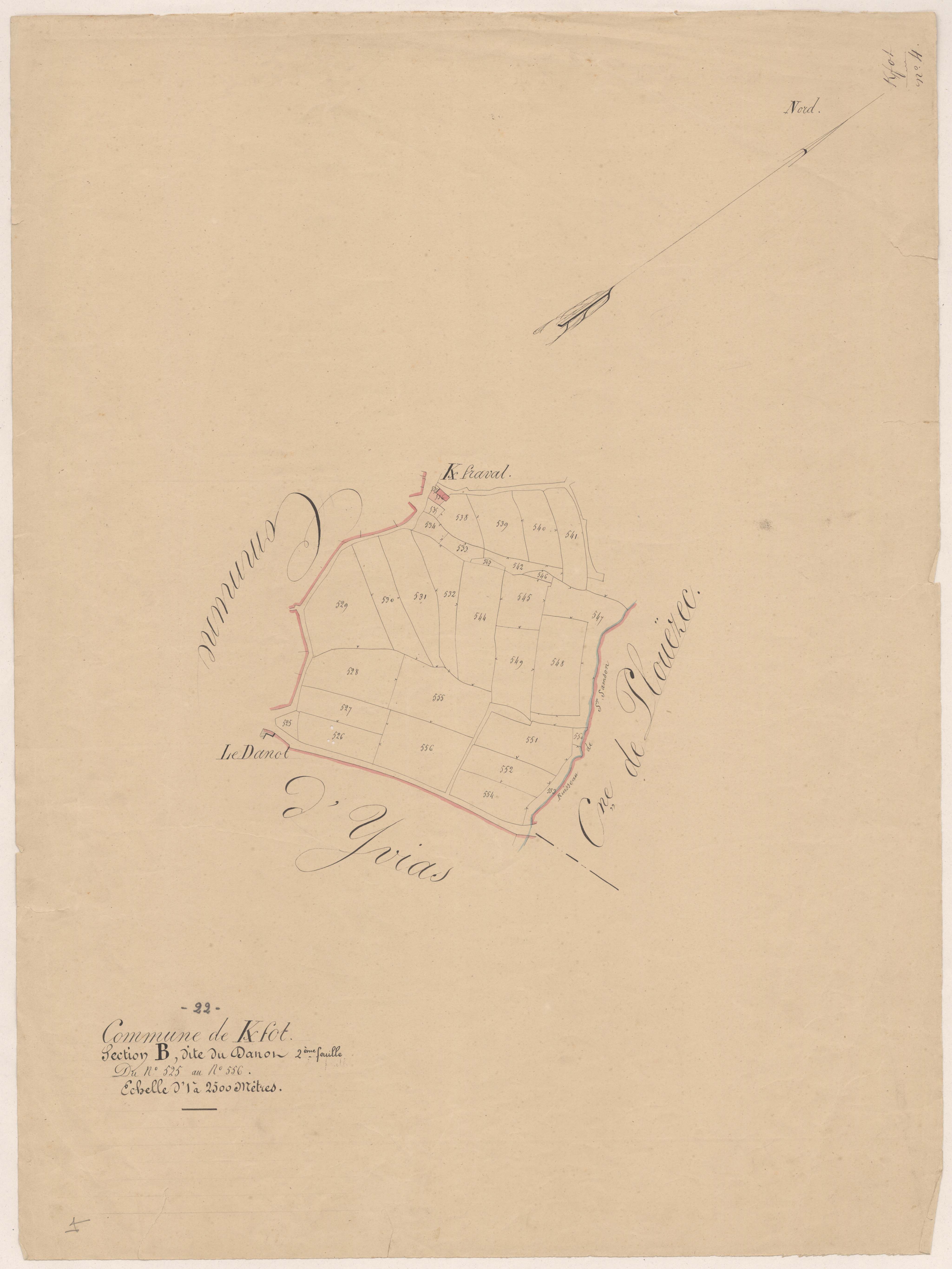 Kerfot - Section B, 2e feuille