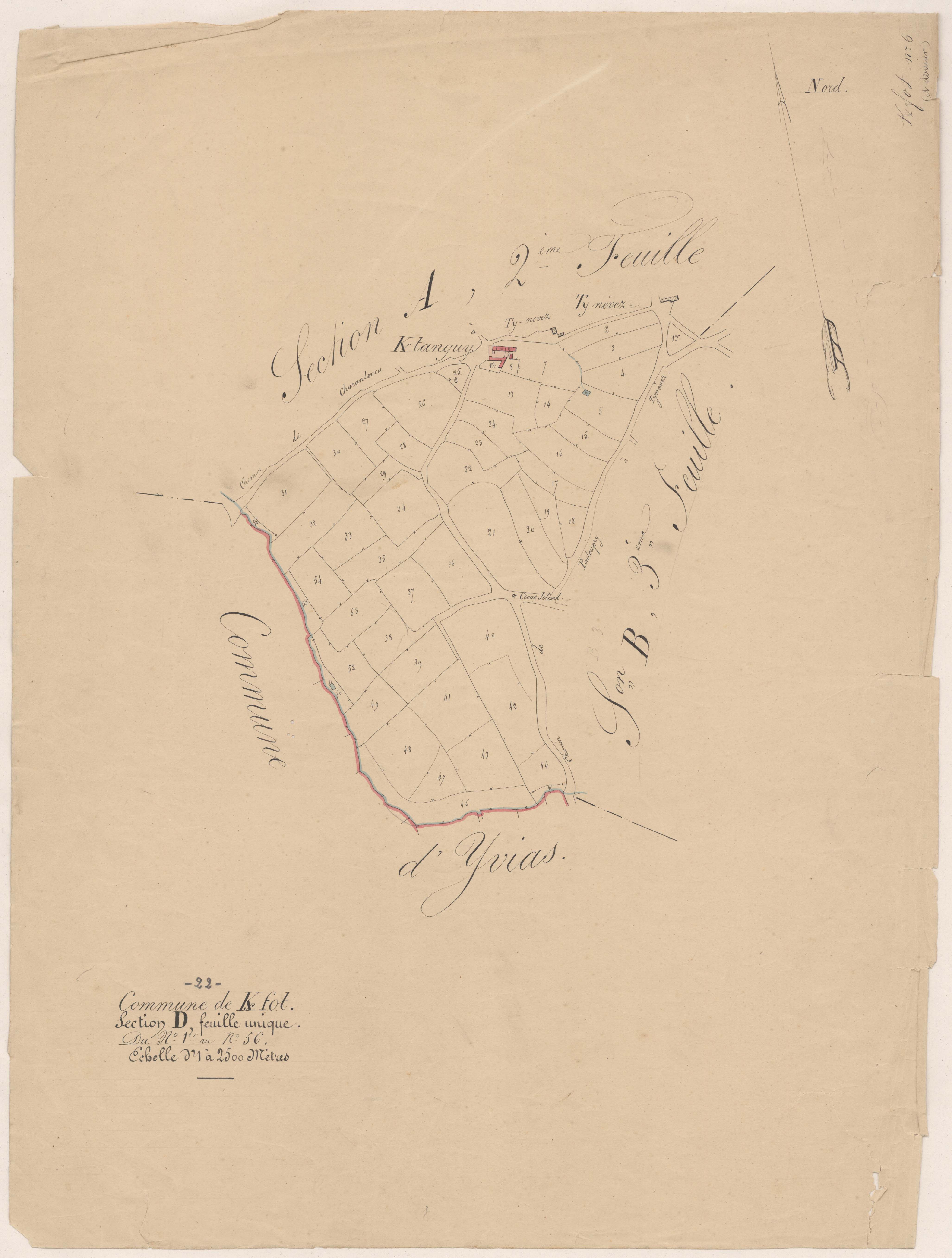 Kerfot - Section D, 1re feuille