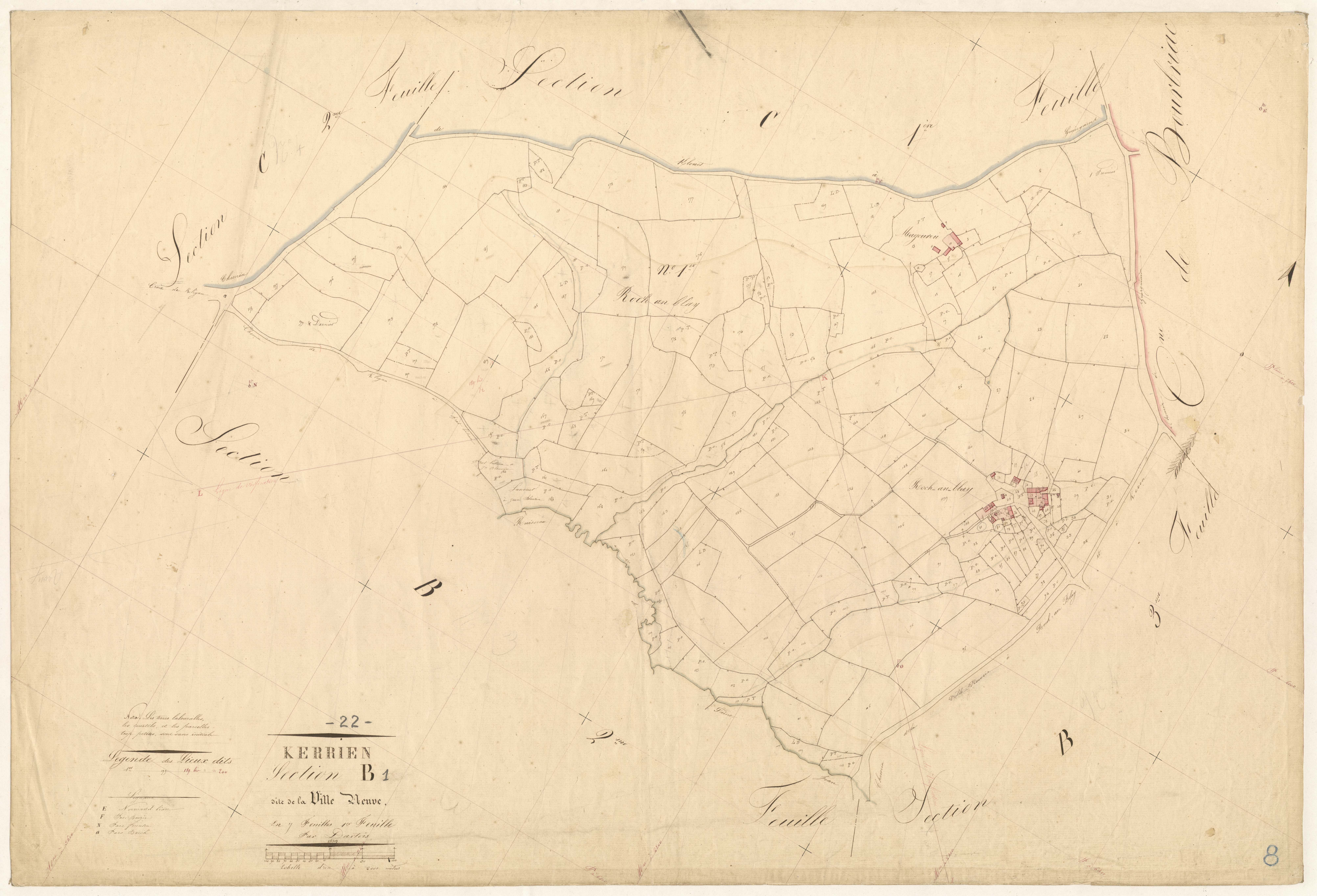Kerien - Section B, 1re feuille