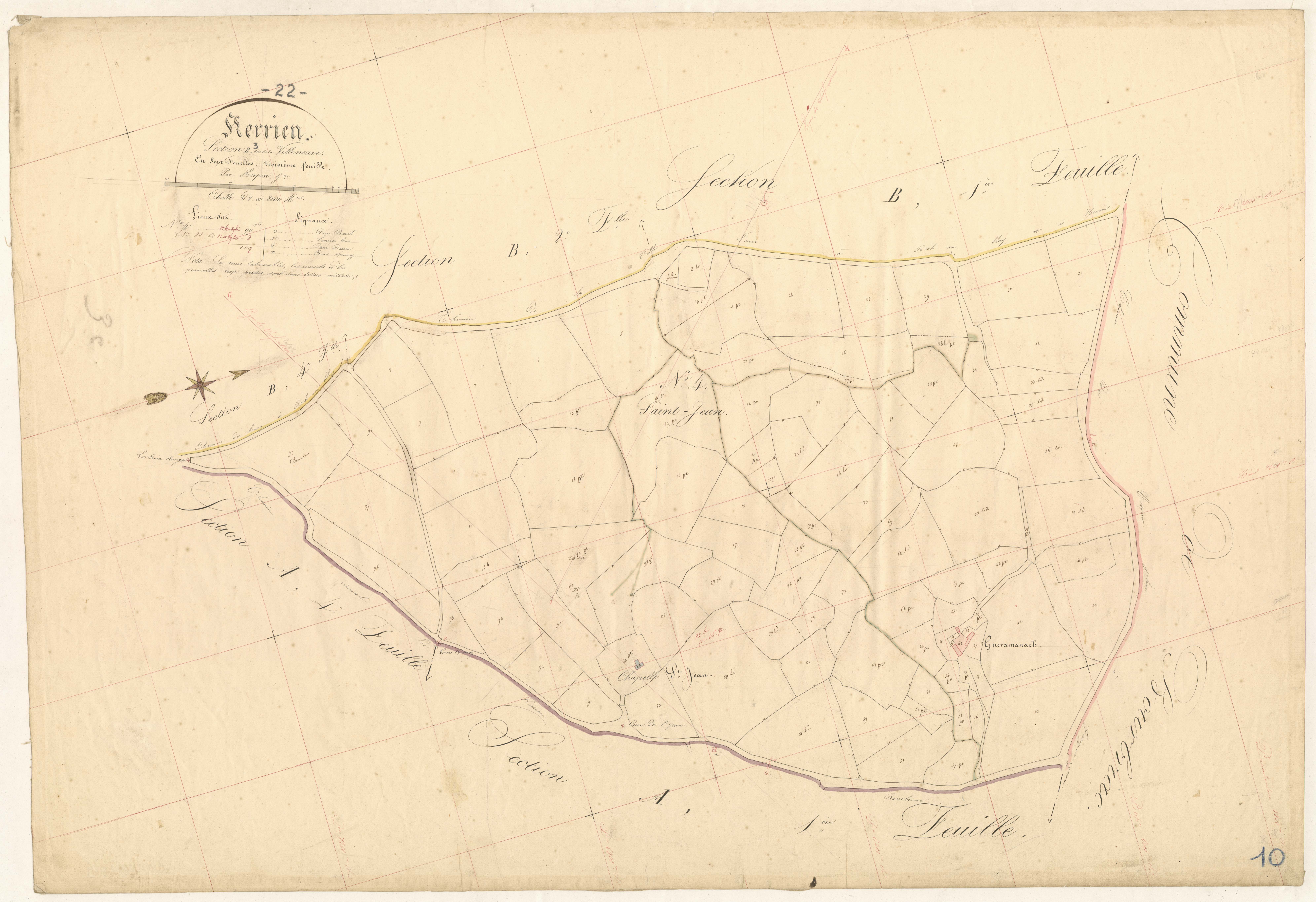 Kerien - Section B, 3e feuille