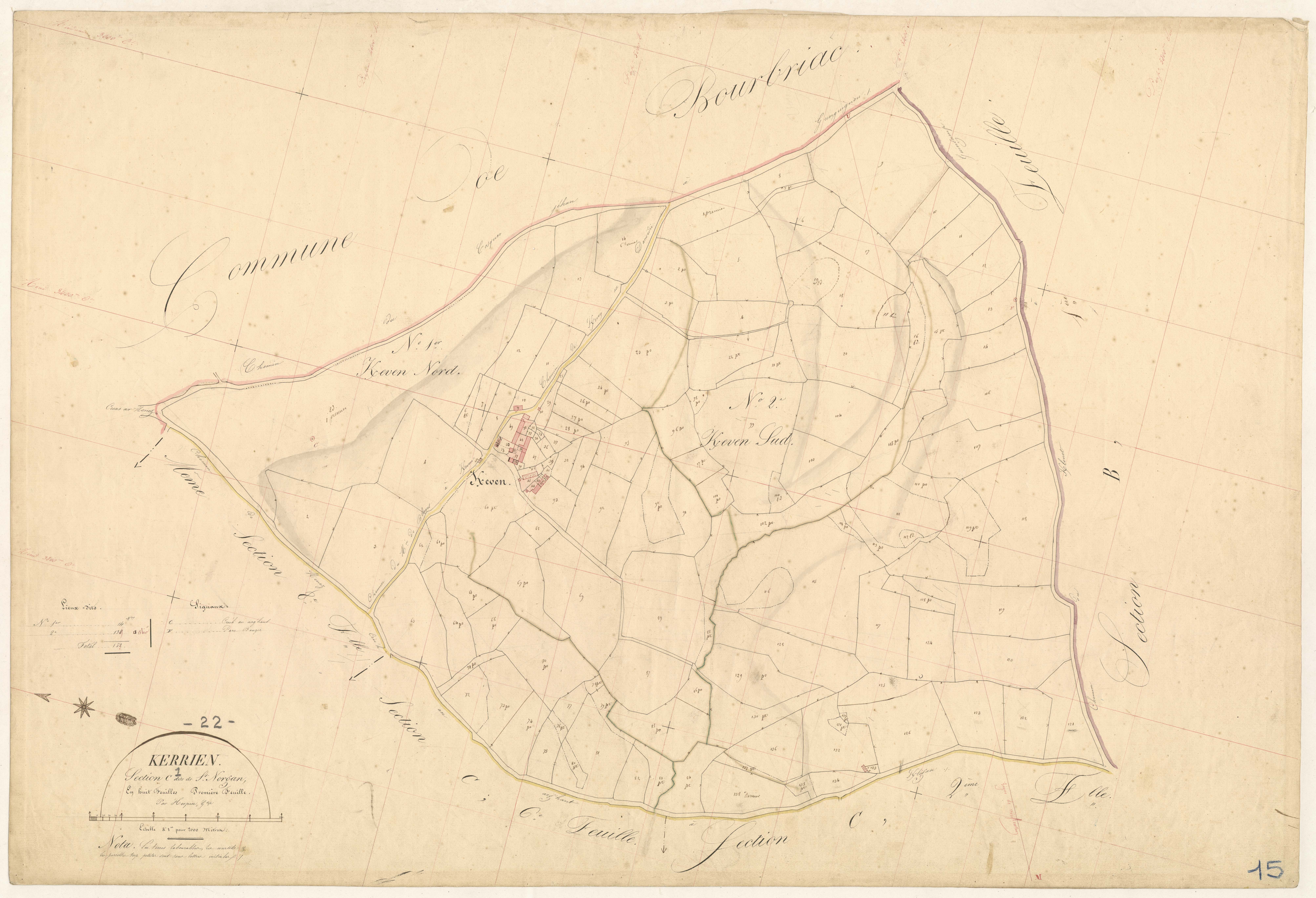 Kerien - Section C, 1re feuille
