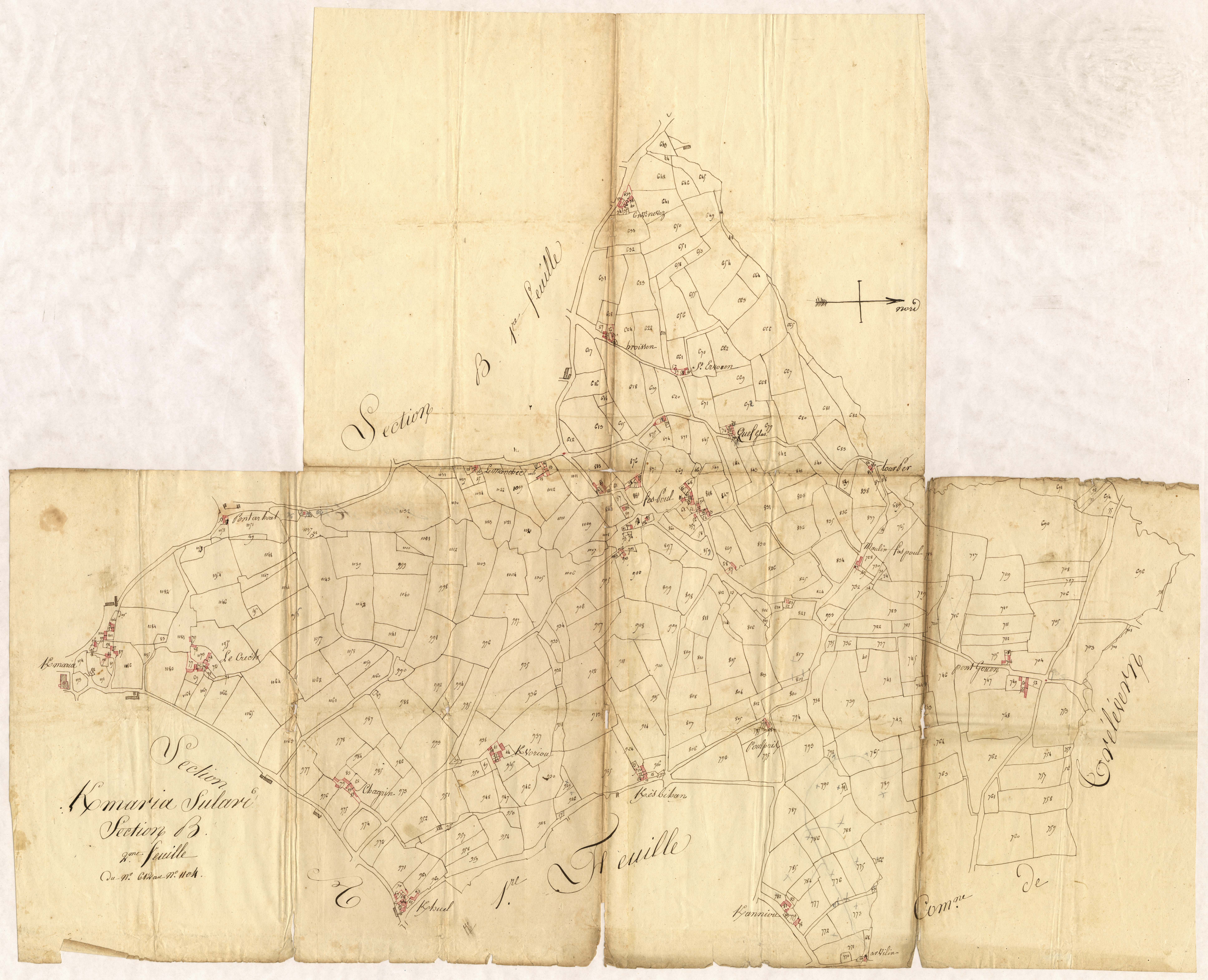 Kermaria-Sulard - Section B, 2e feuille