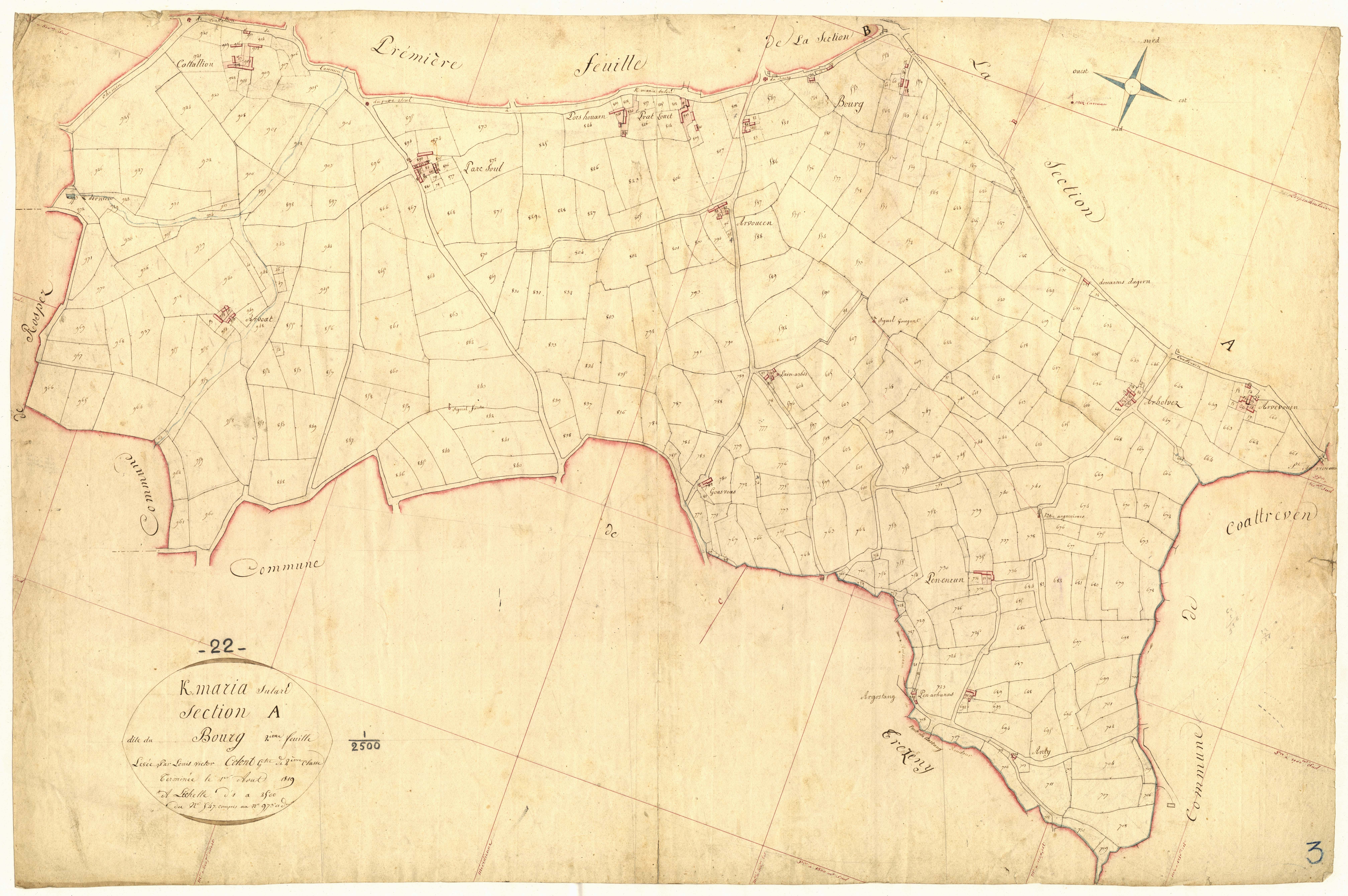 Kermaria-Sulard - Section A, 2e feuille
