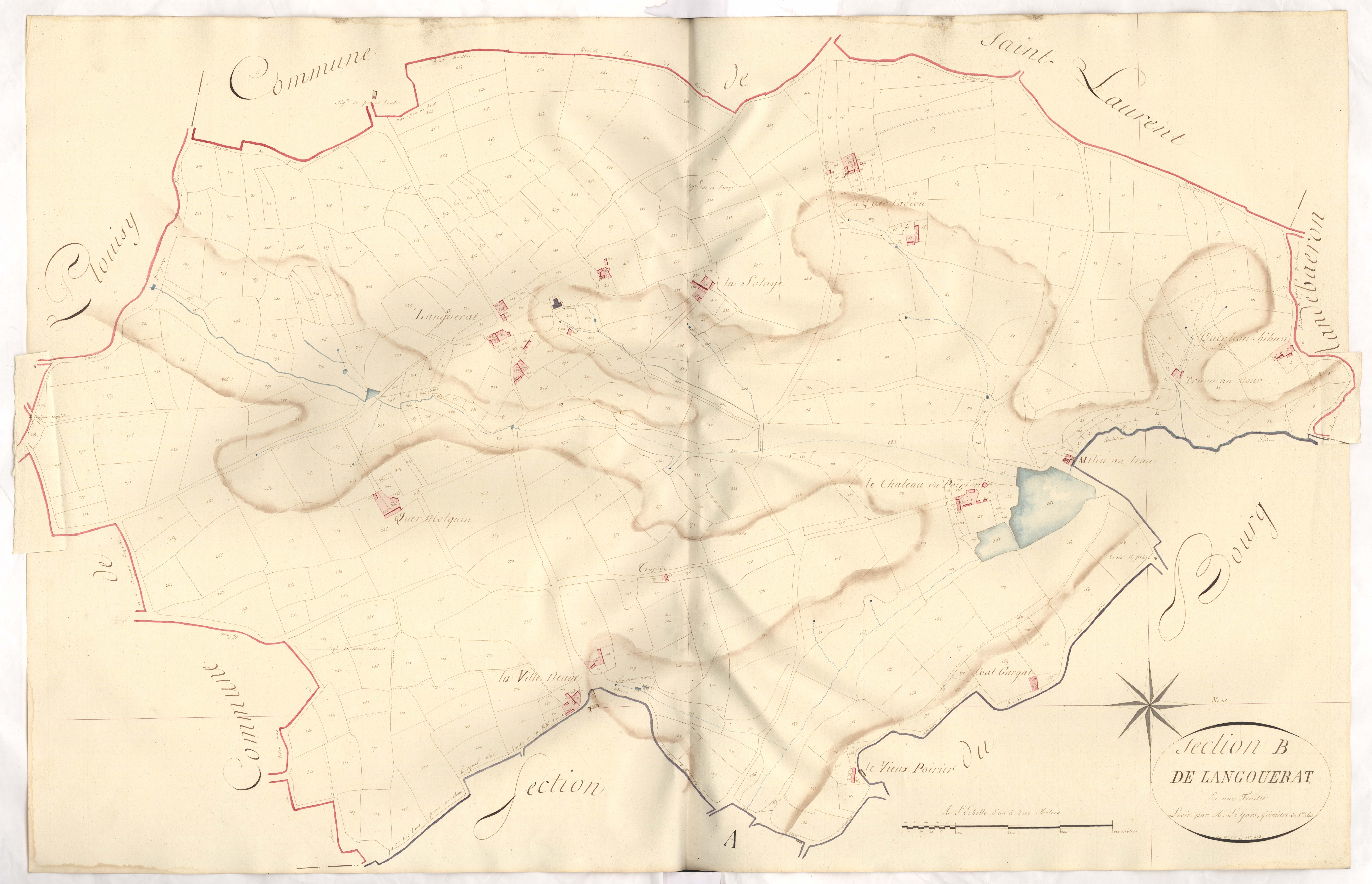 Kermoroc'h - Section B, 1re feuille