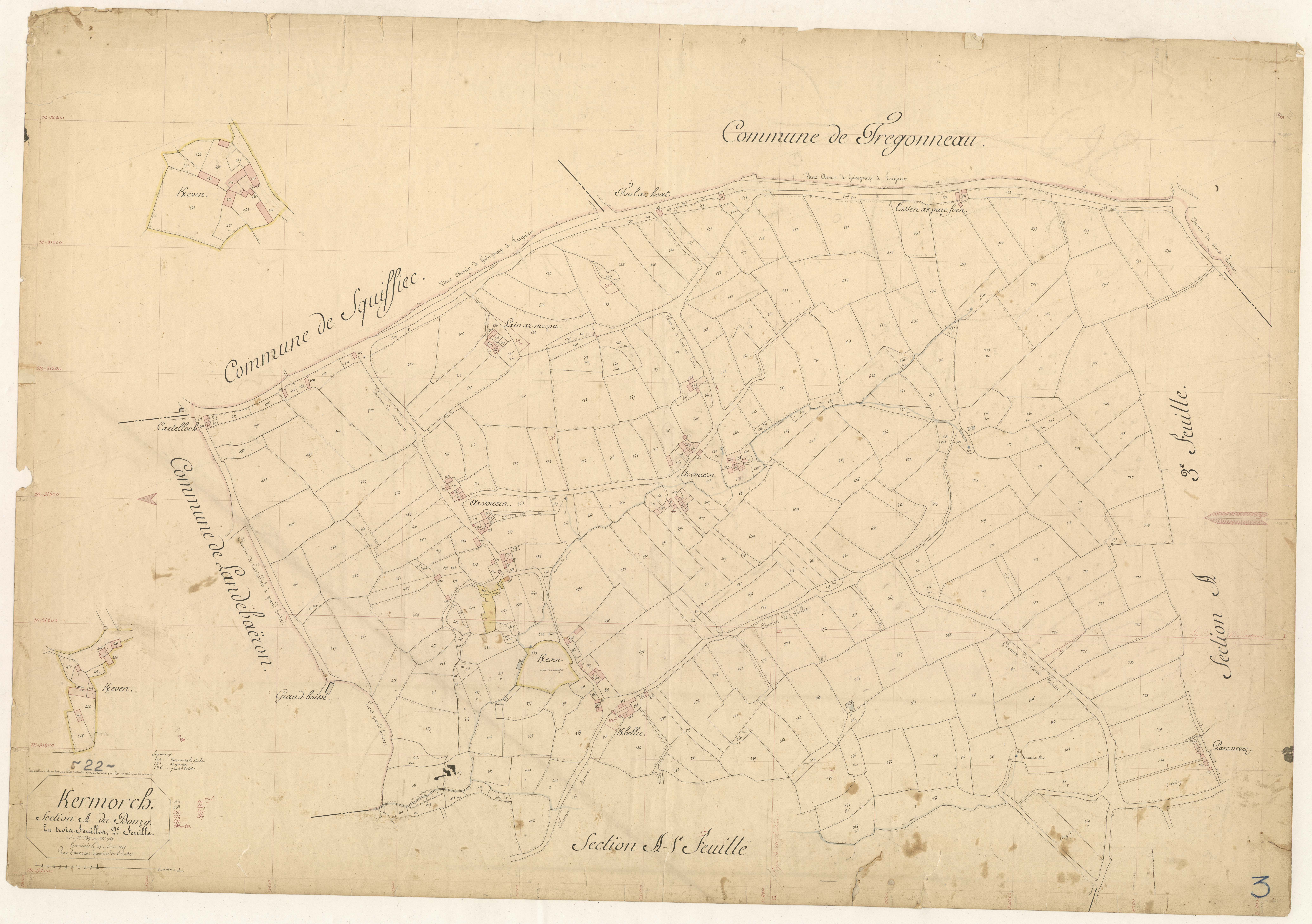 Kermoroc'h - Section A, 2e feuille