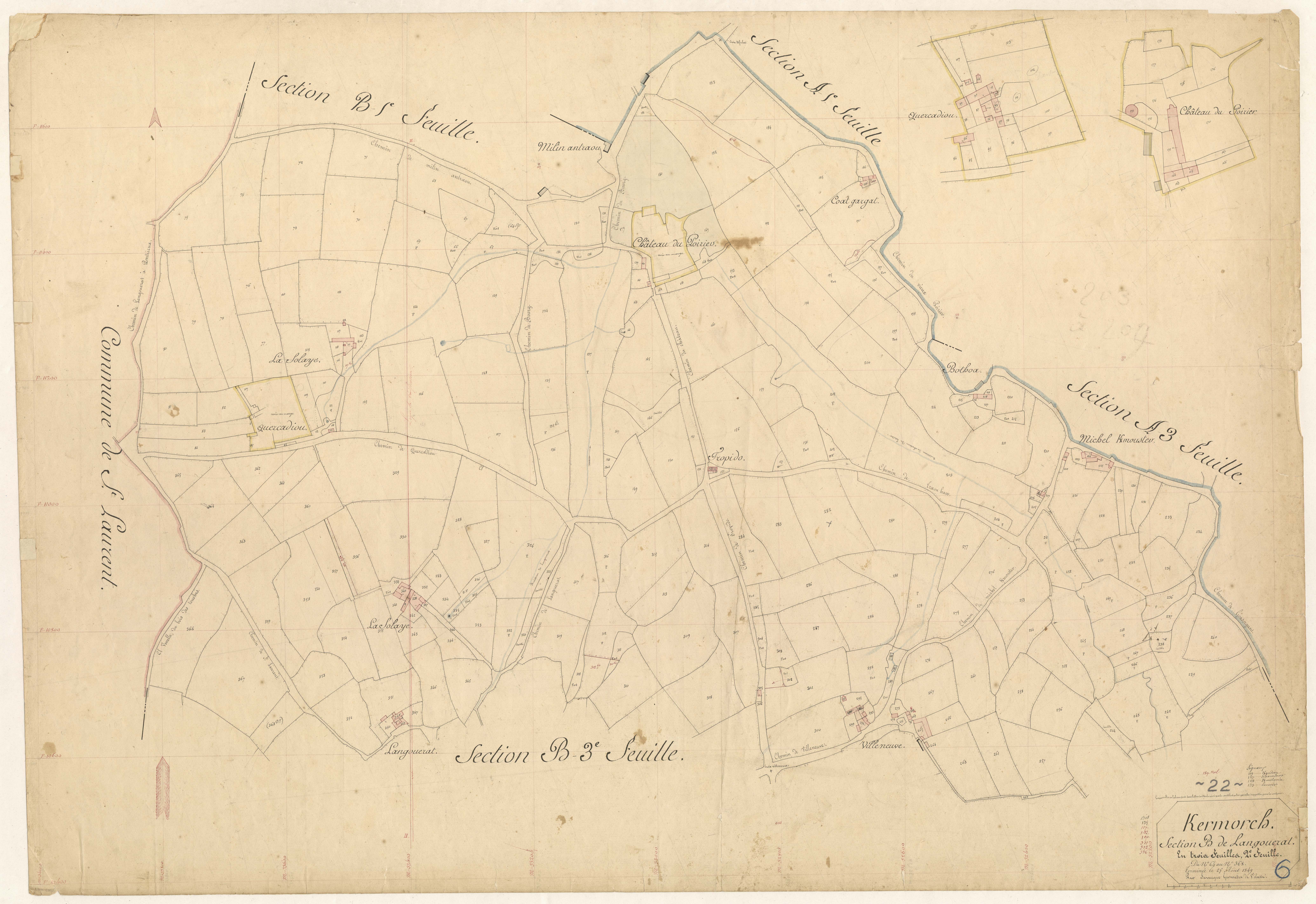 Kermoroc'h - Section B, 2e feuille