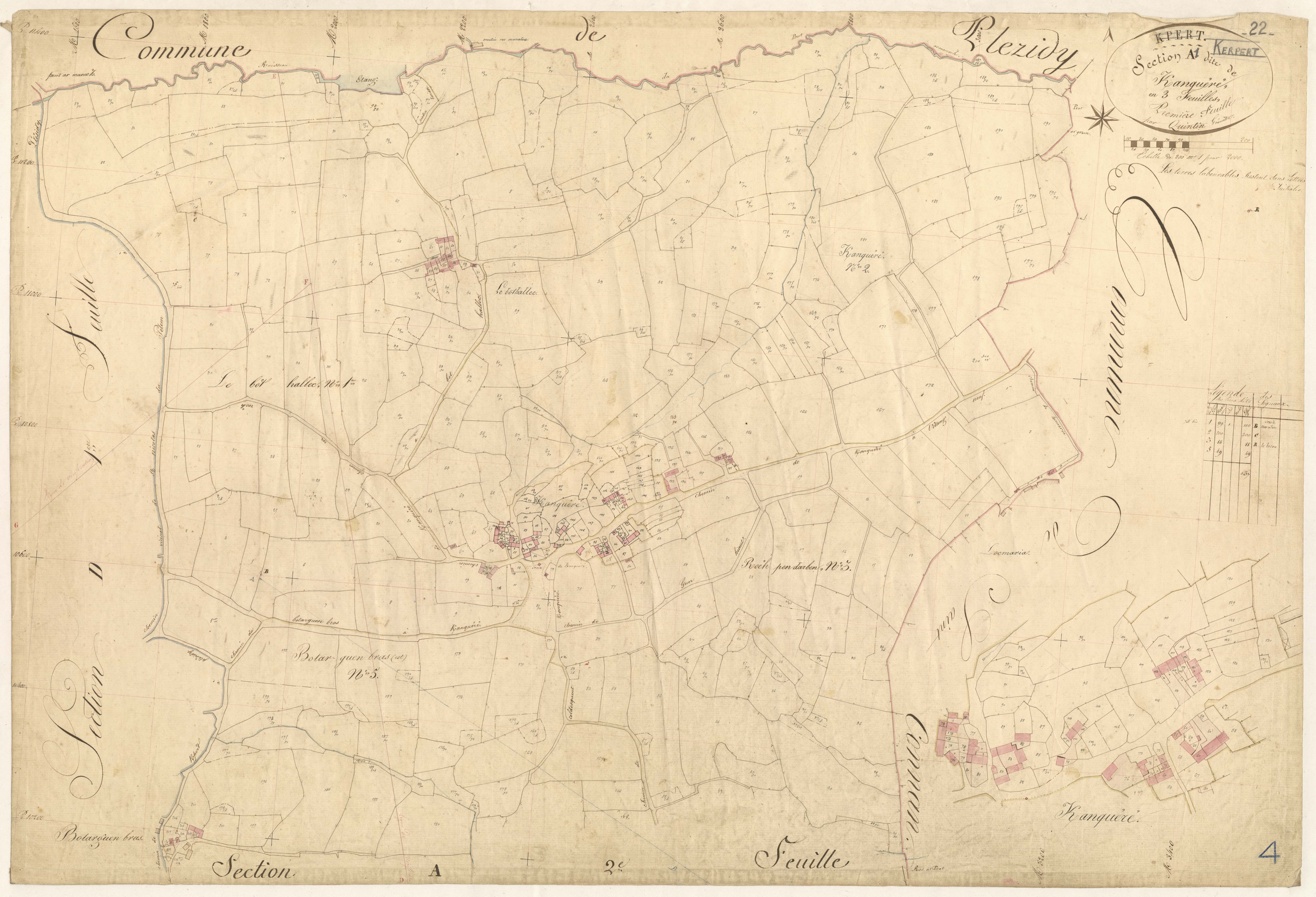 Kerpert - Section A, 1re feuille