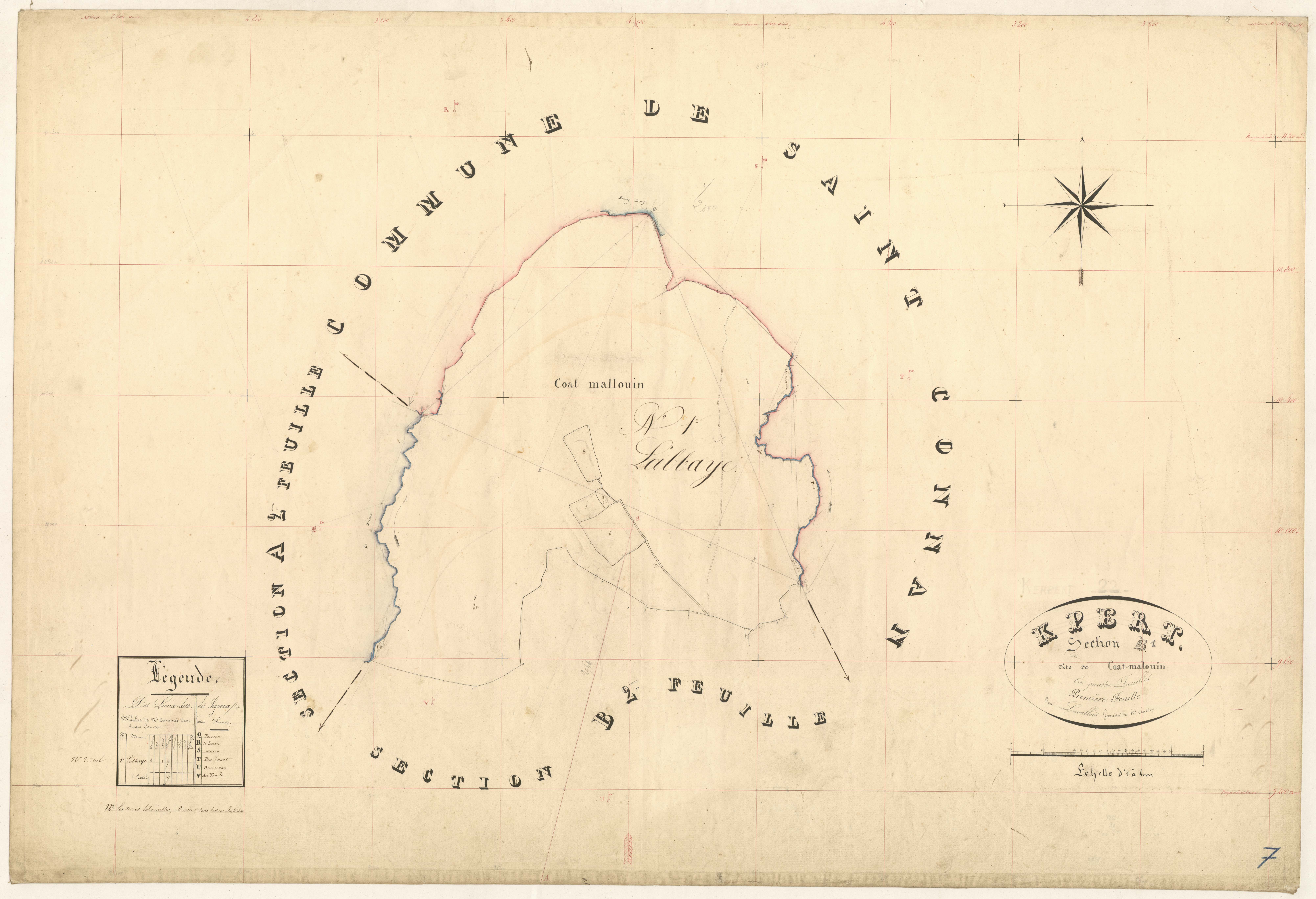 Kerpert - Section B, 1re feuille