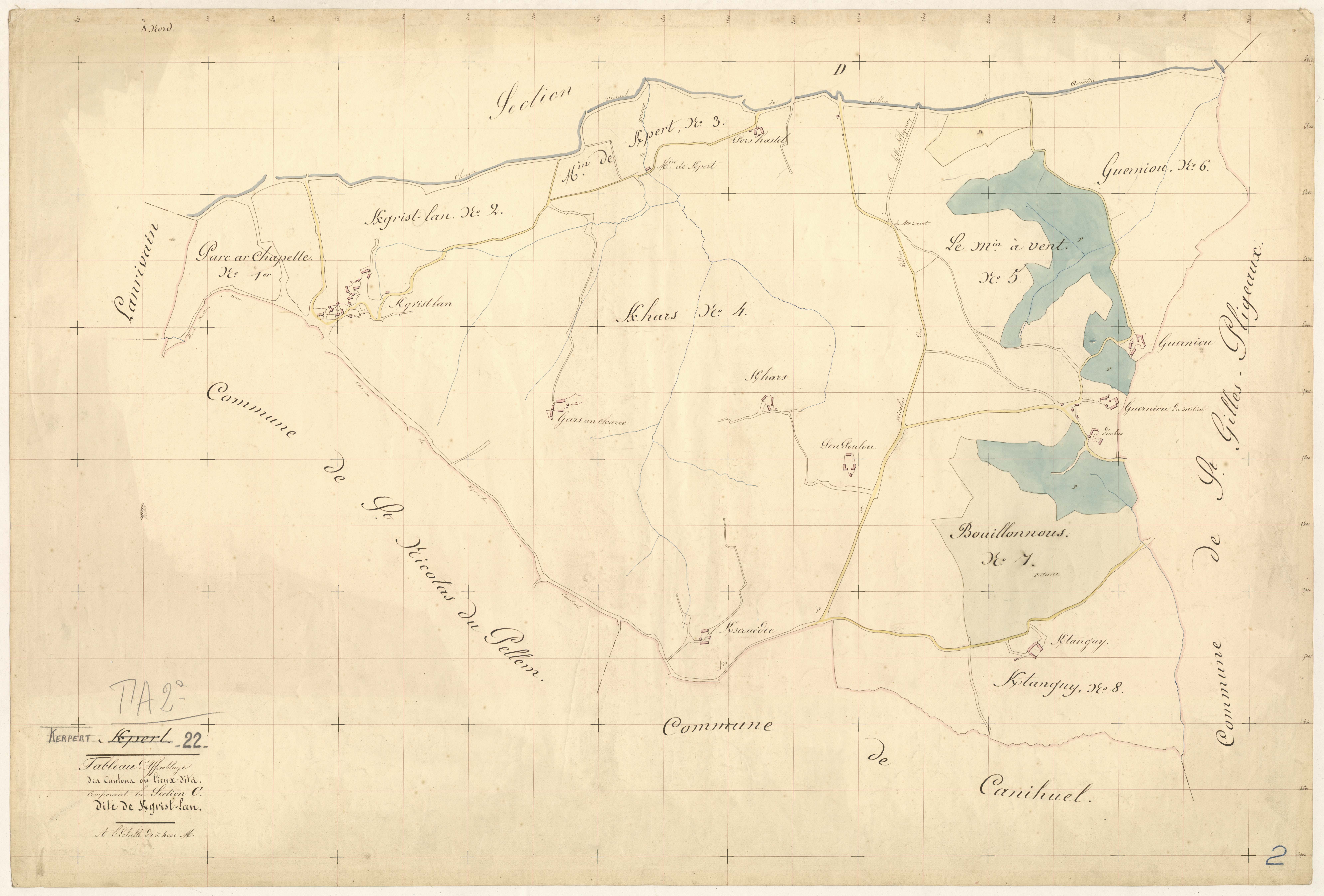 Kerpert - Tableau d'assemblage : section C