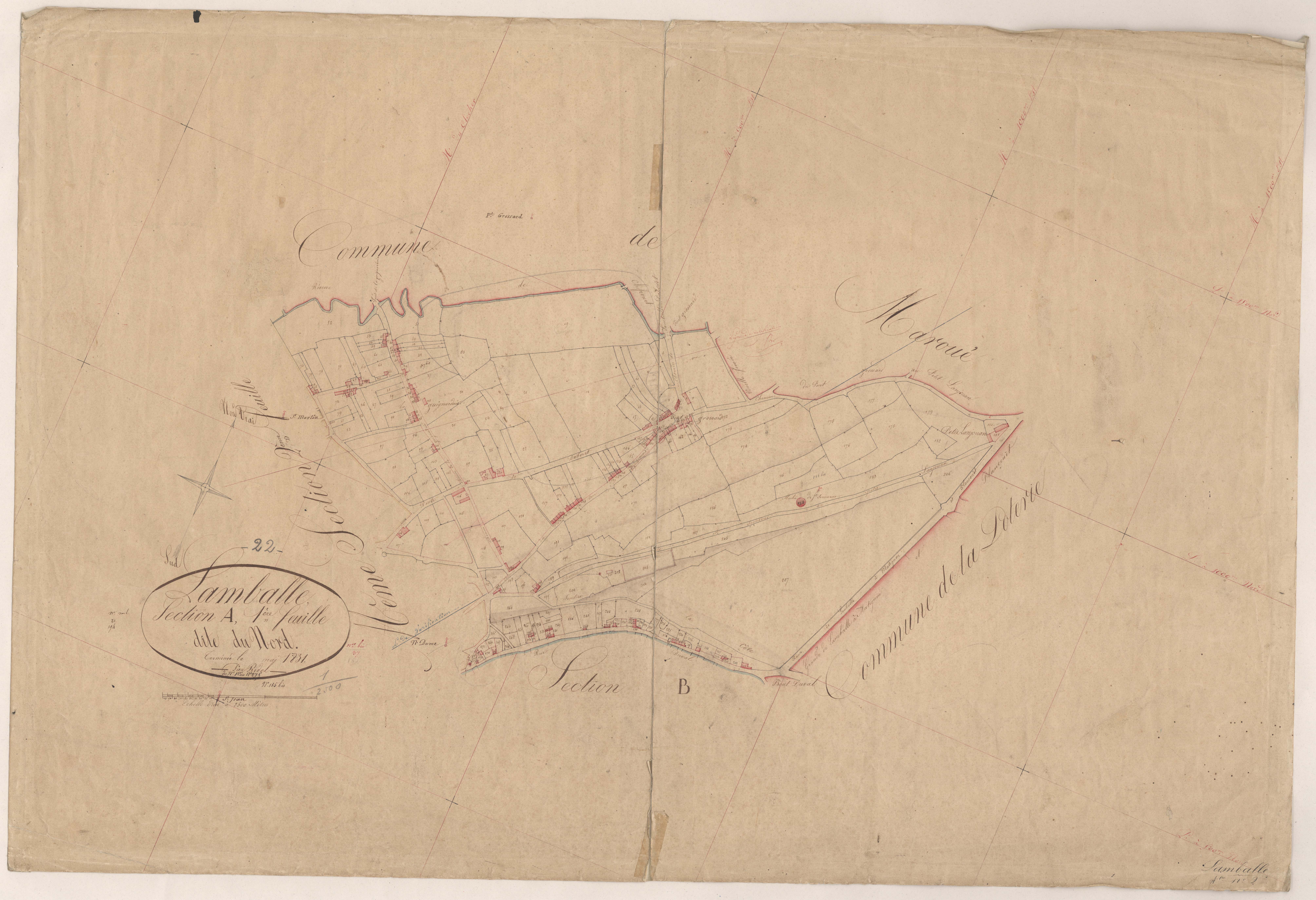 Lamballe - Section A, 1re feuille