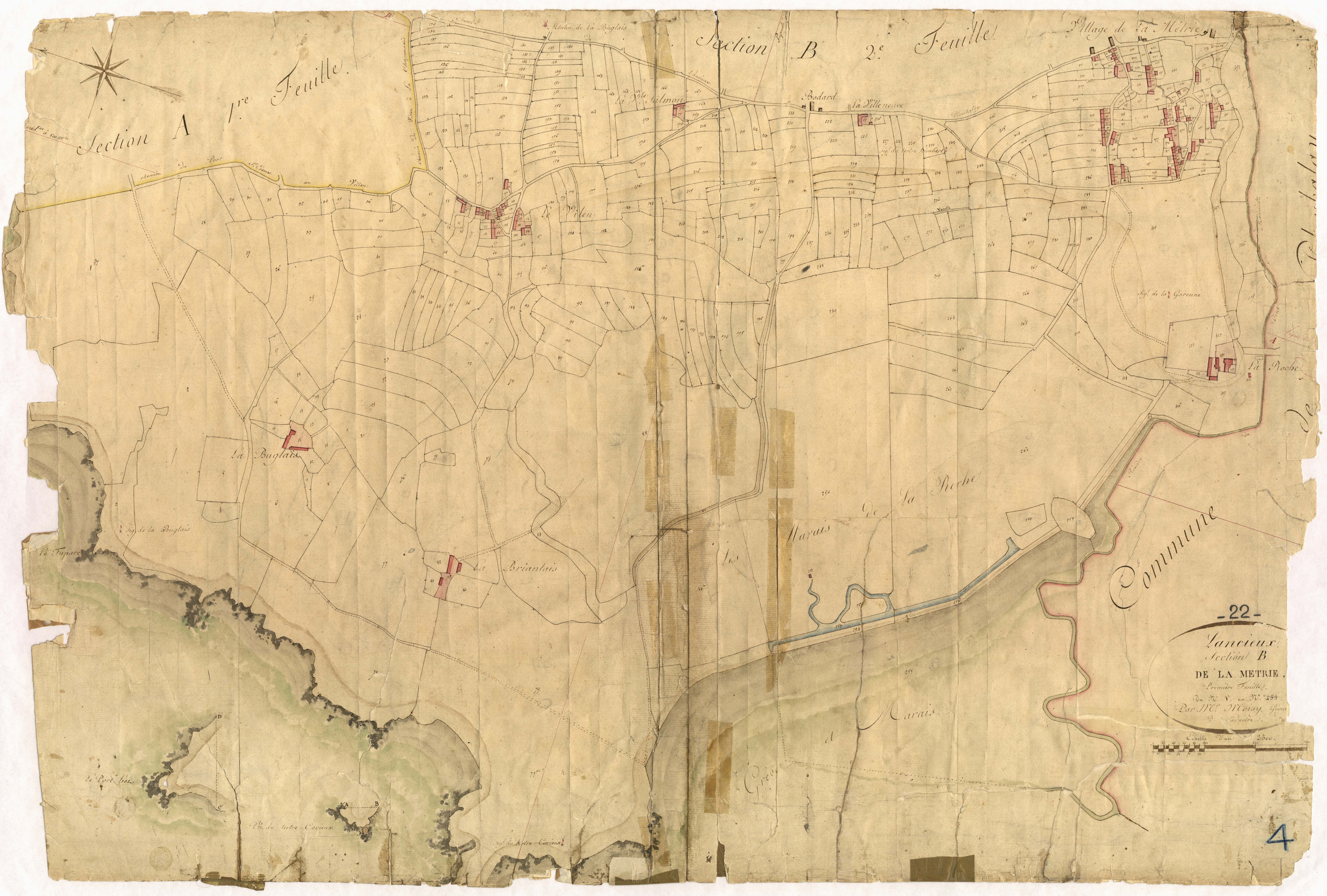 Lancieux - Section B, 1re feuille