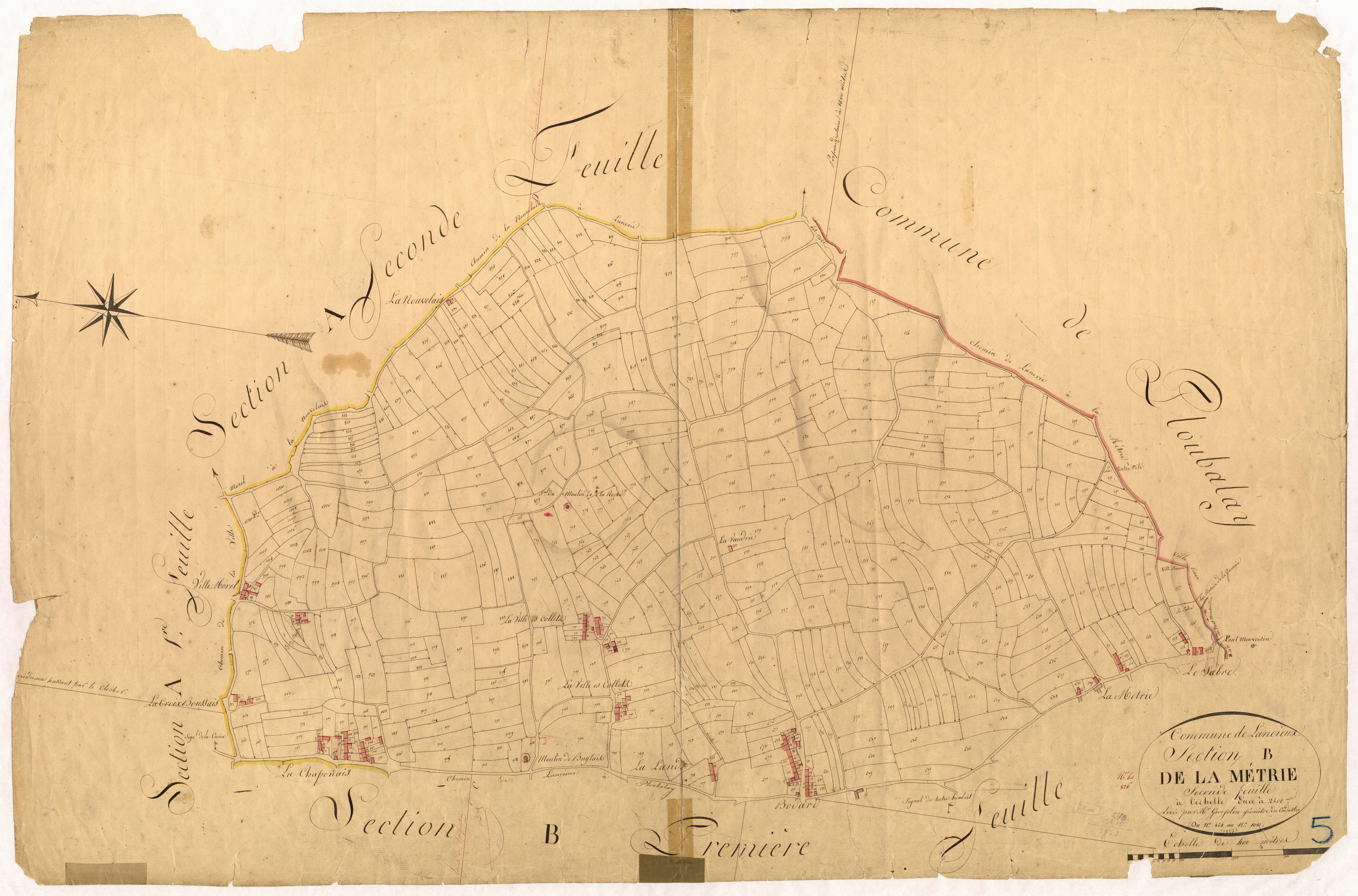 Lancieux - Section B, 2e feuille