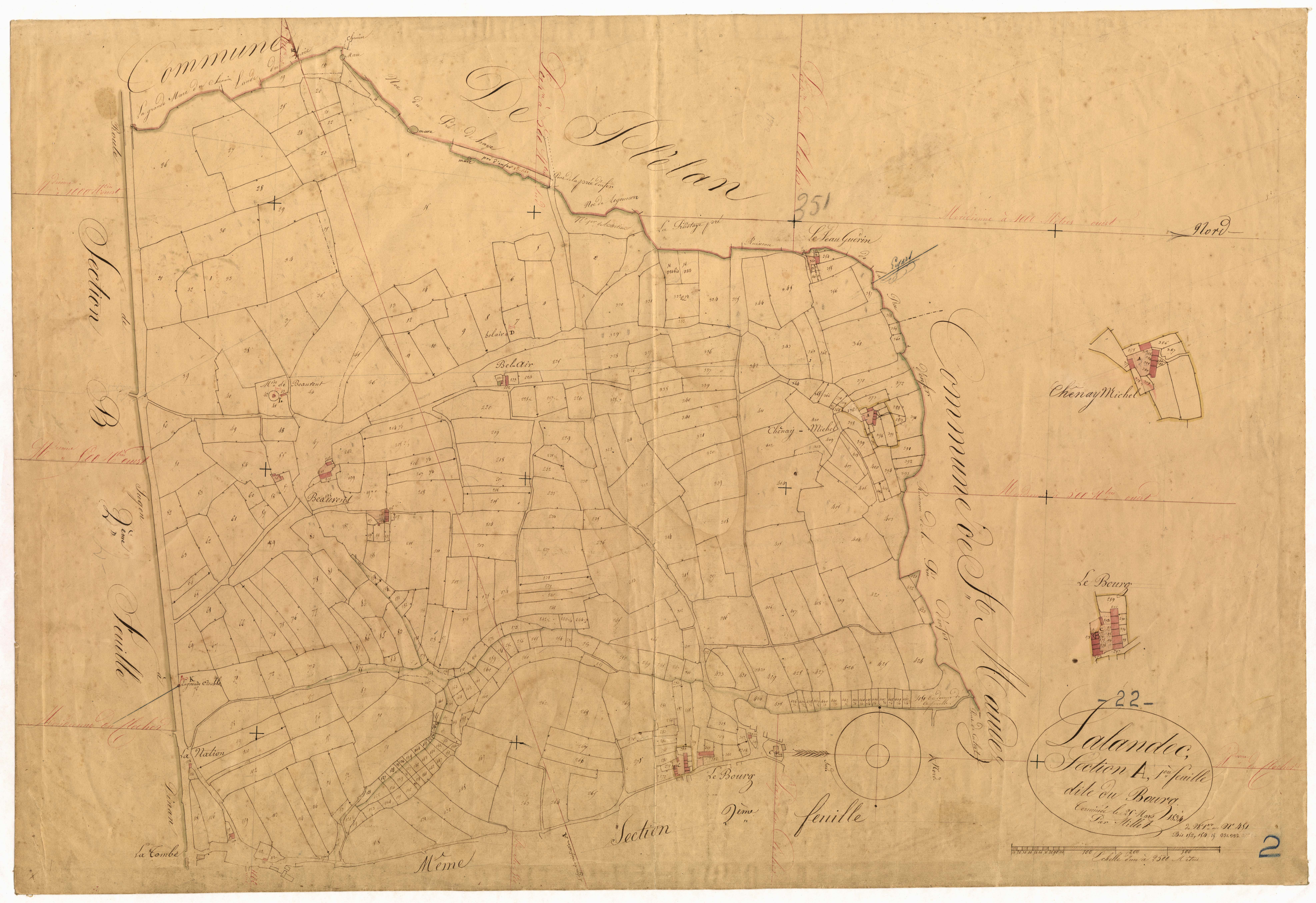 La Landec - Section A, 1re feuille