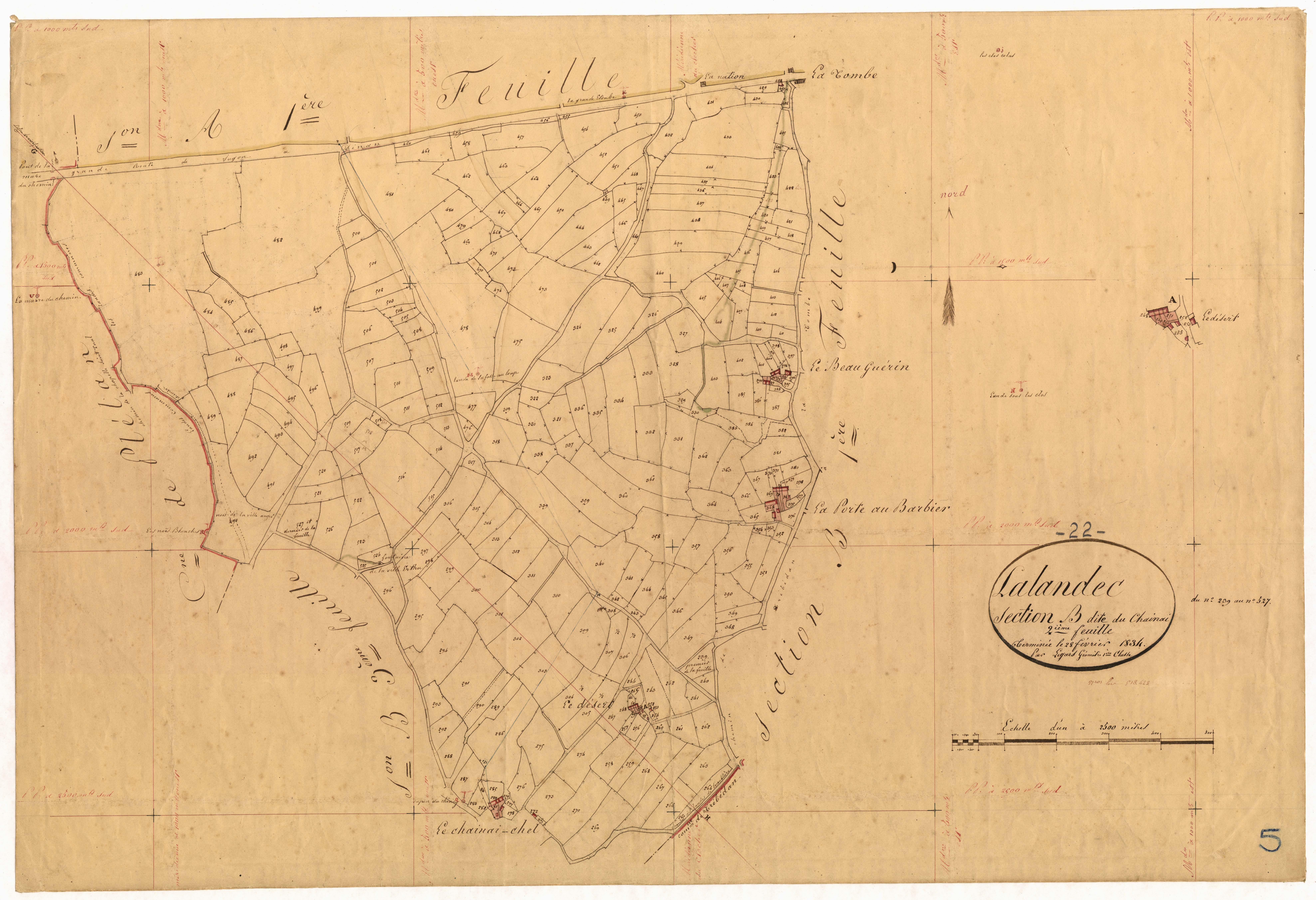 La Landec - Section B, 2e feuille
