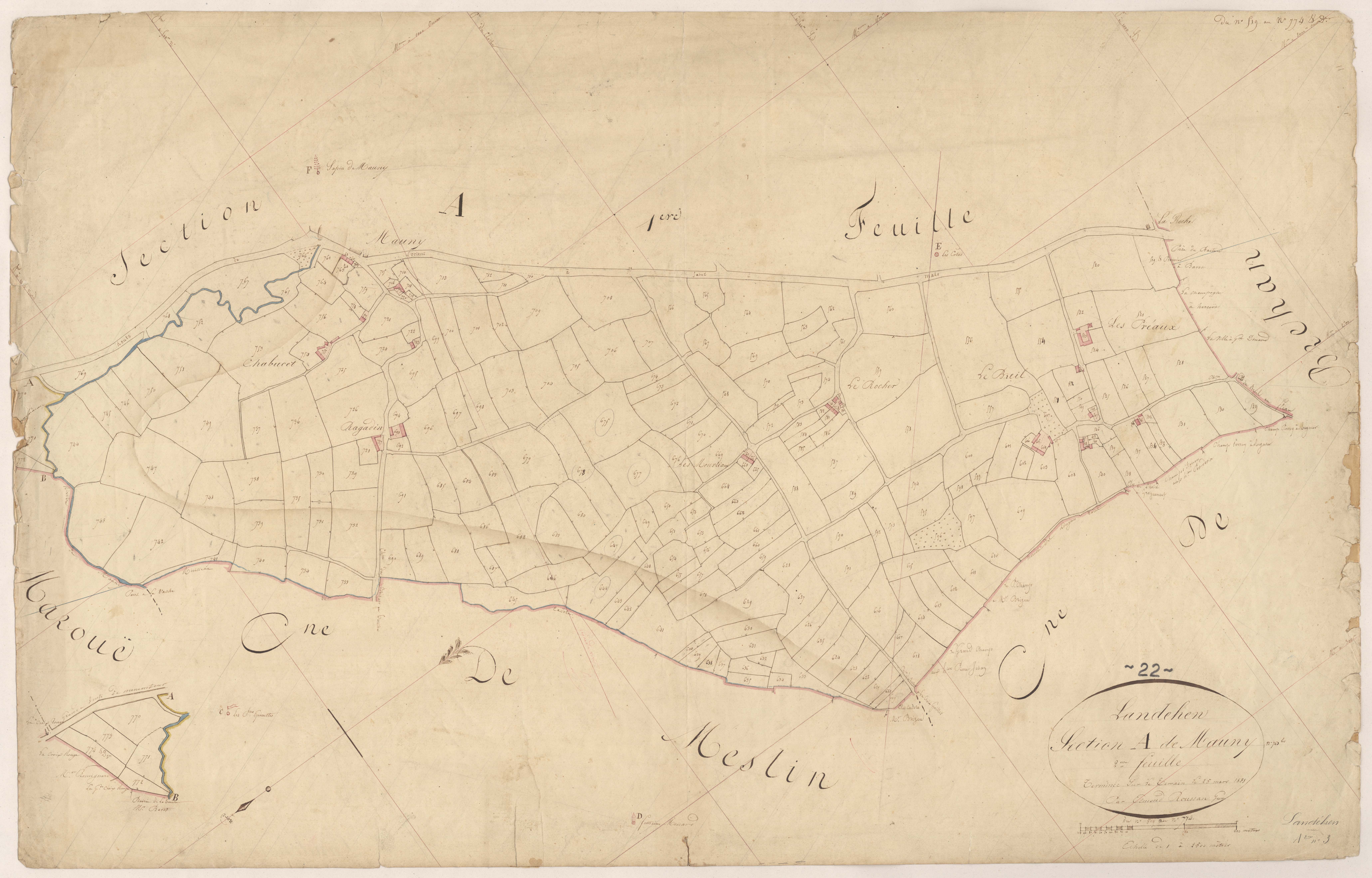 Landéhen - Section A, 2e feuille