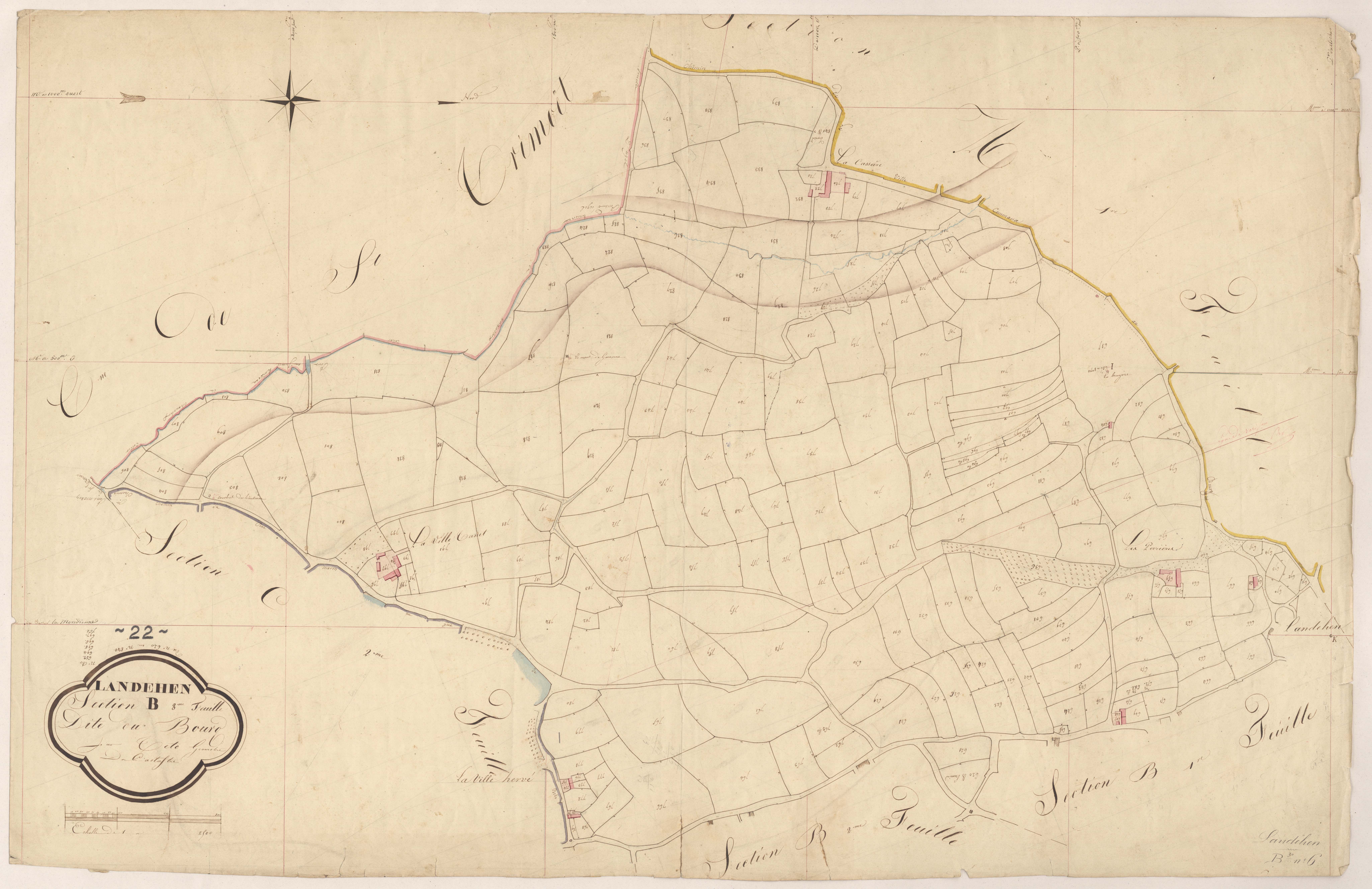 Landéhen - Section B, 3e feuille