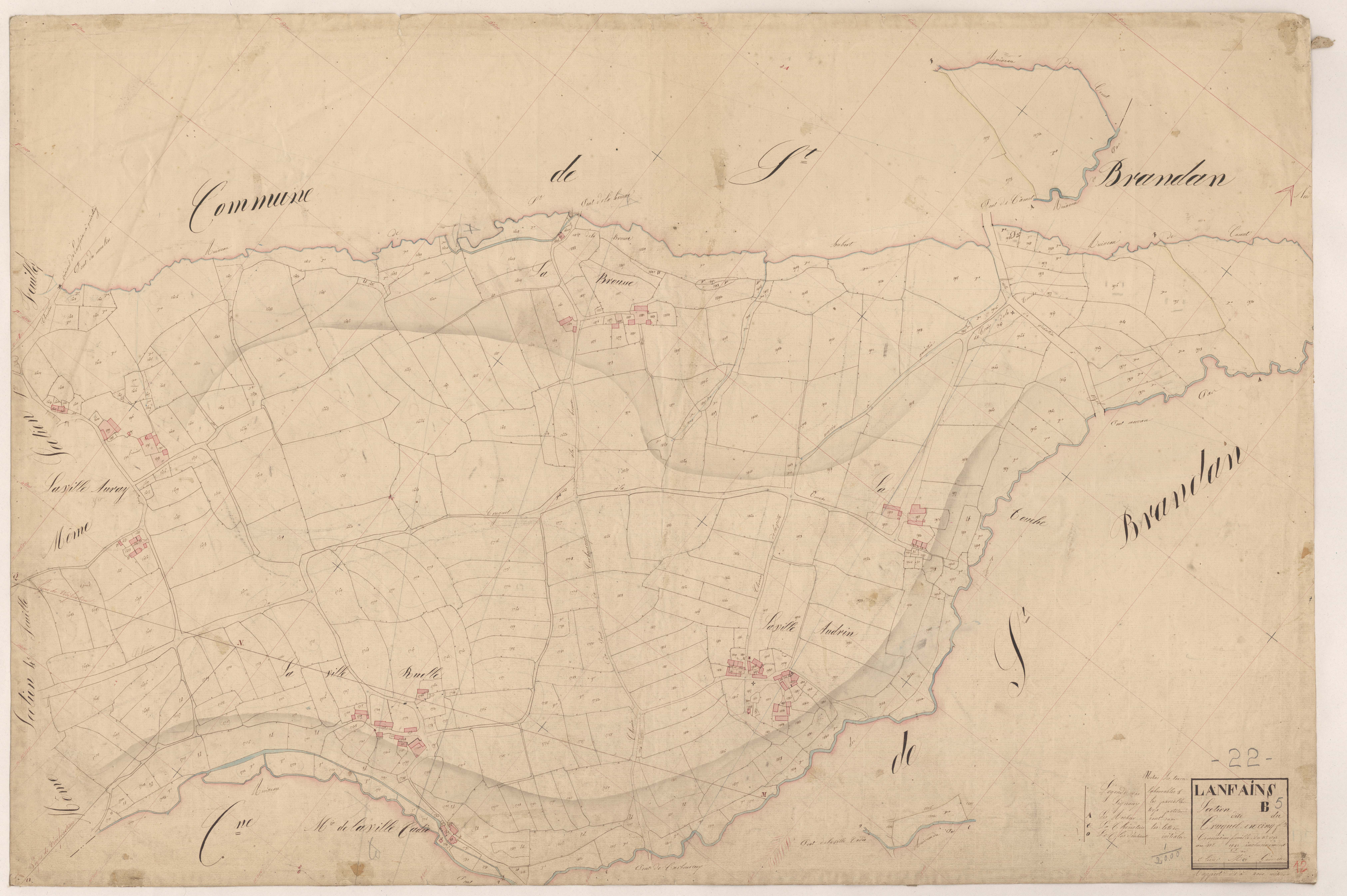 Lanfains - Section B, 5e feuille