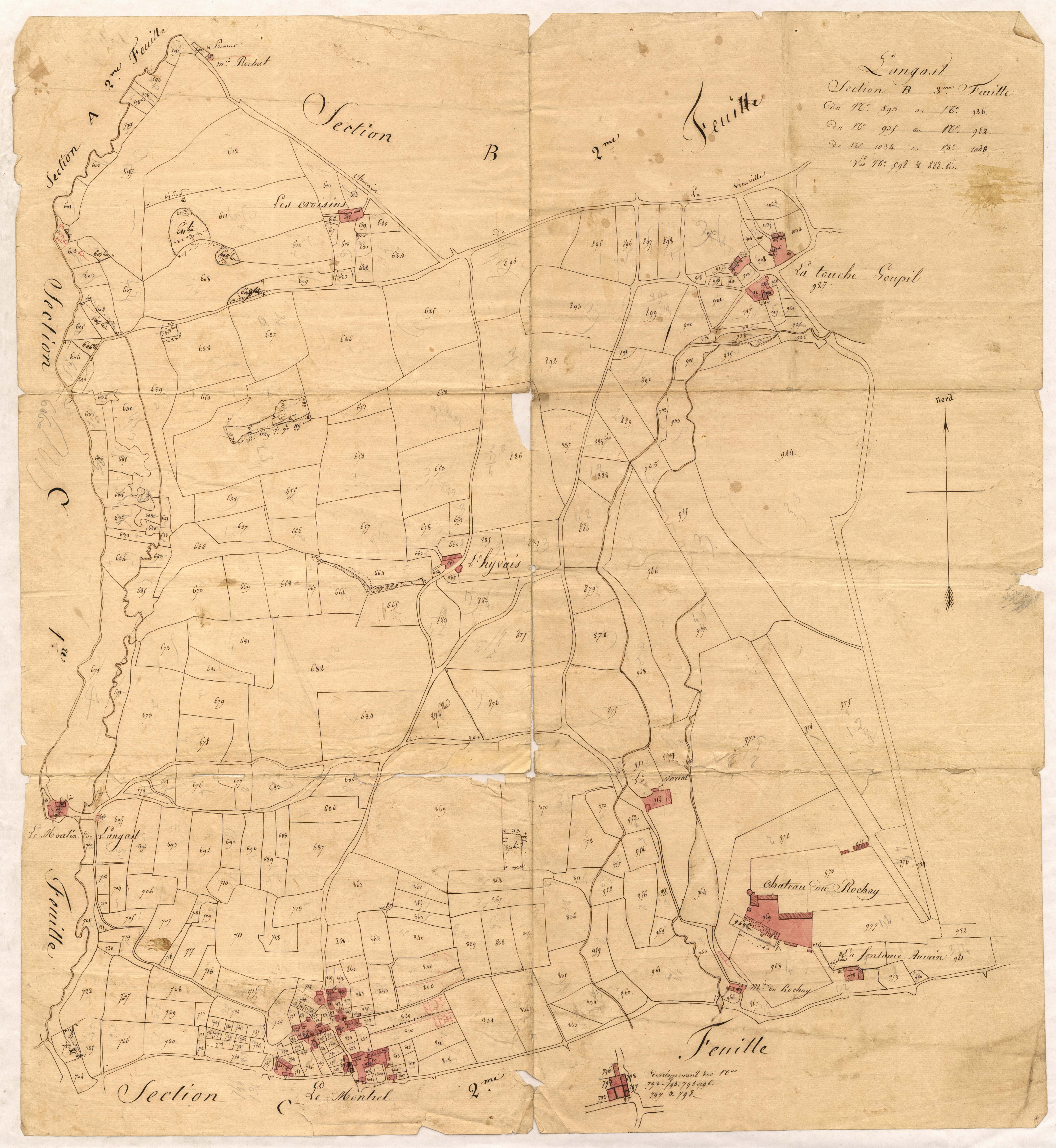 Langast - Section B, 3e feuille