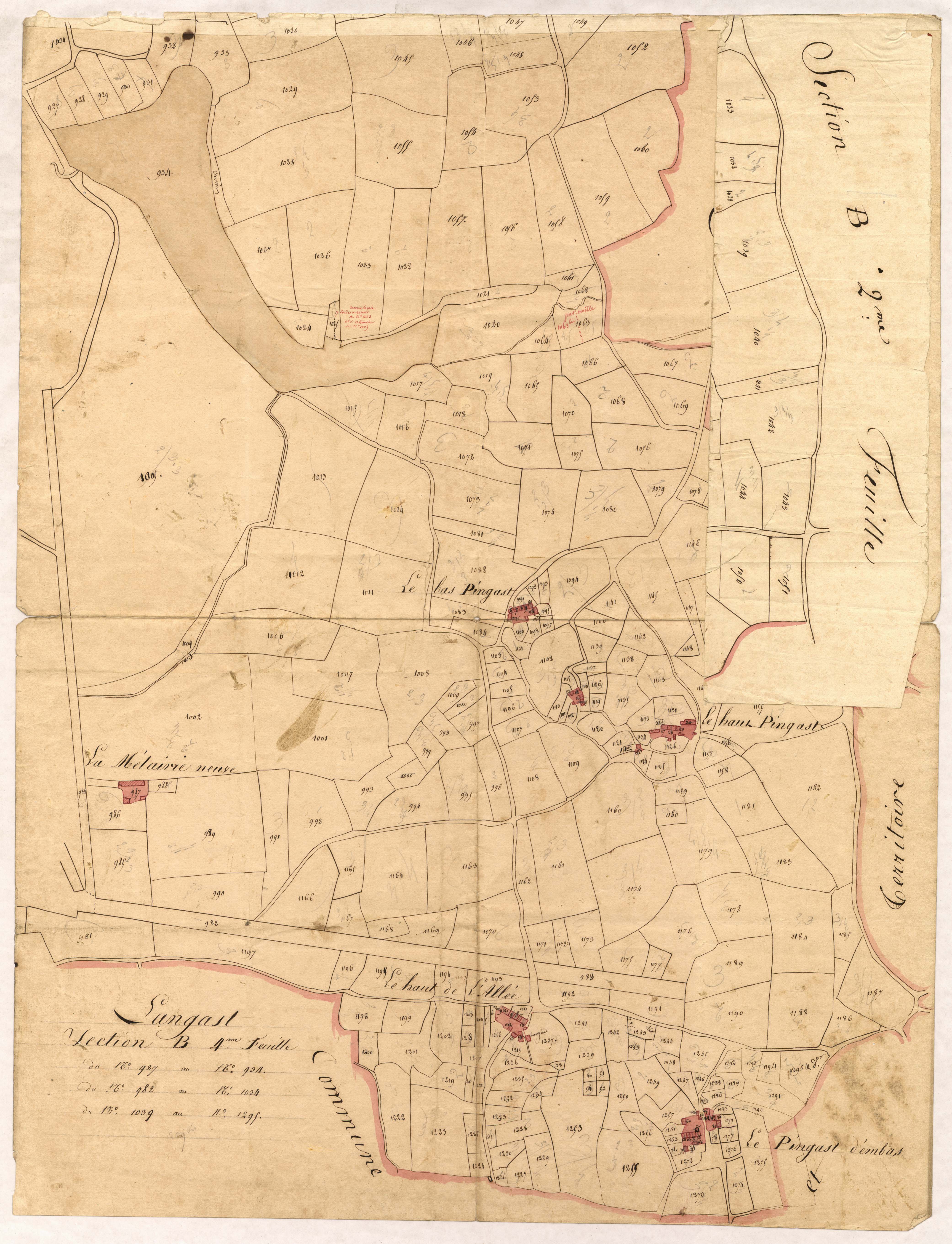 Langast - Section B, 4e feuille
