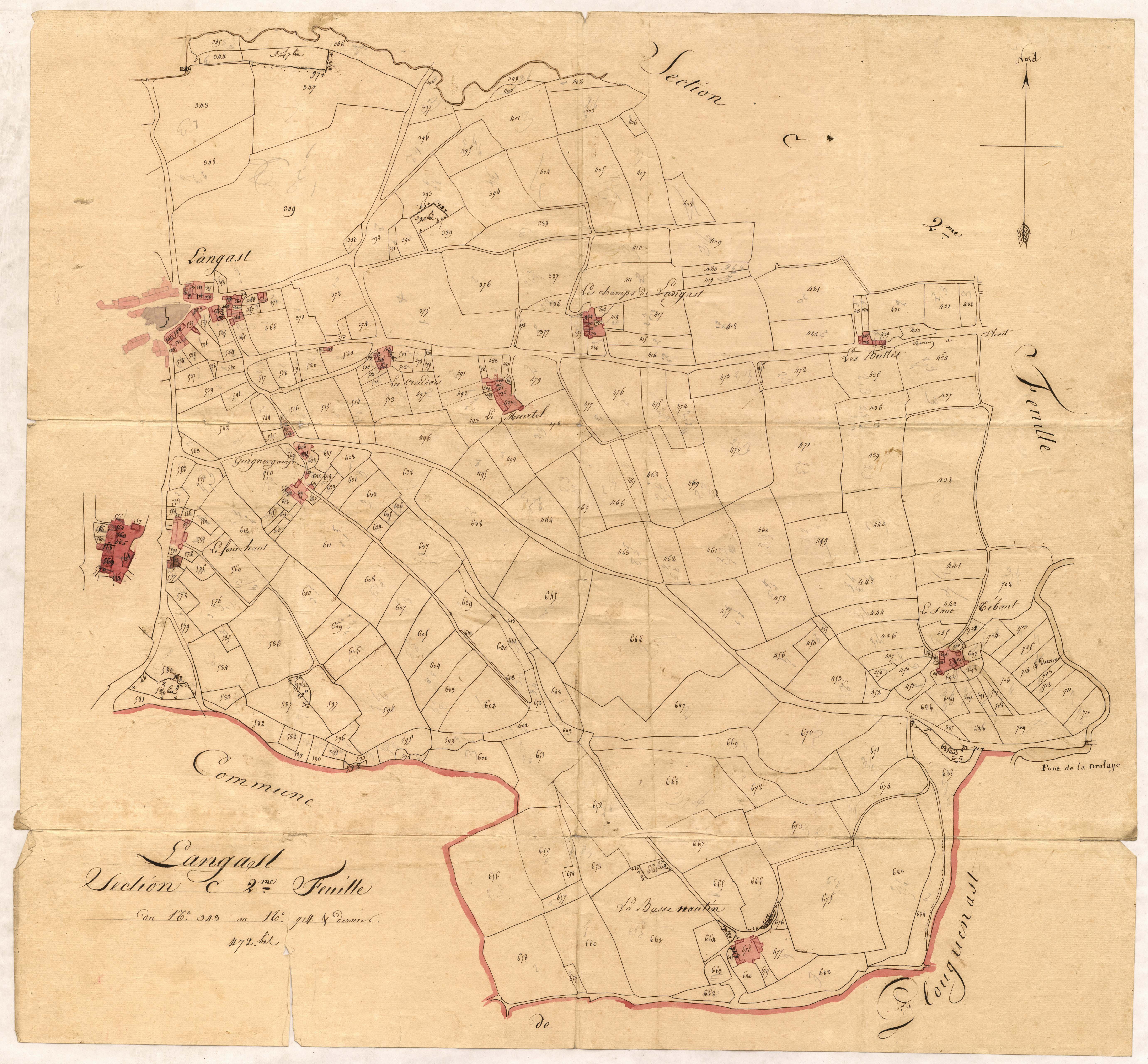 Langast - Section C, 2e feuille