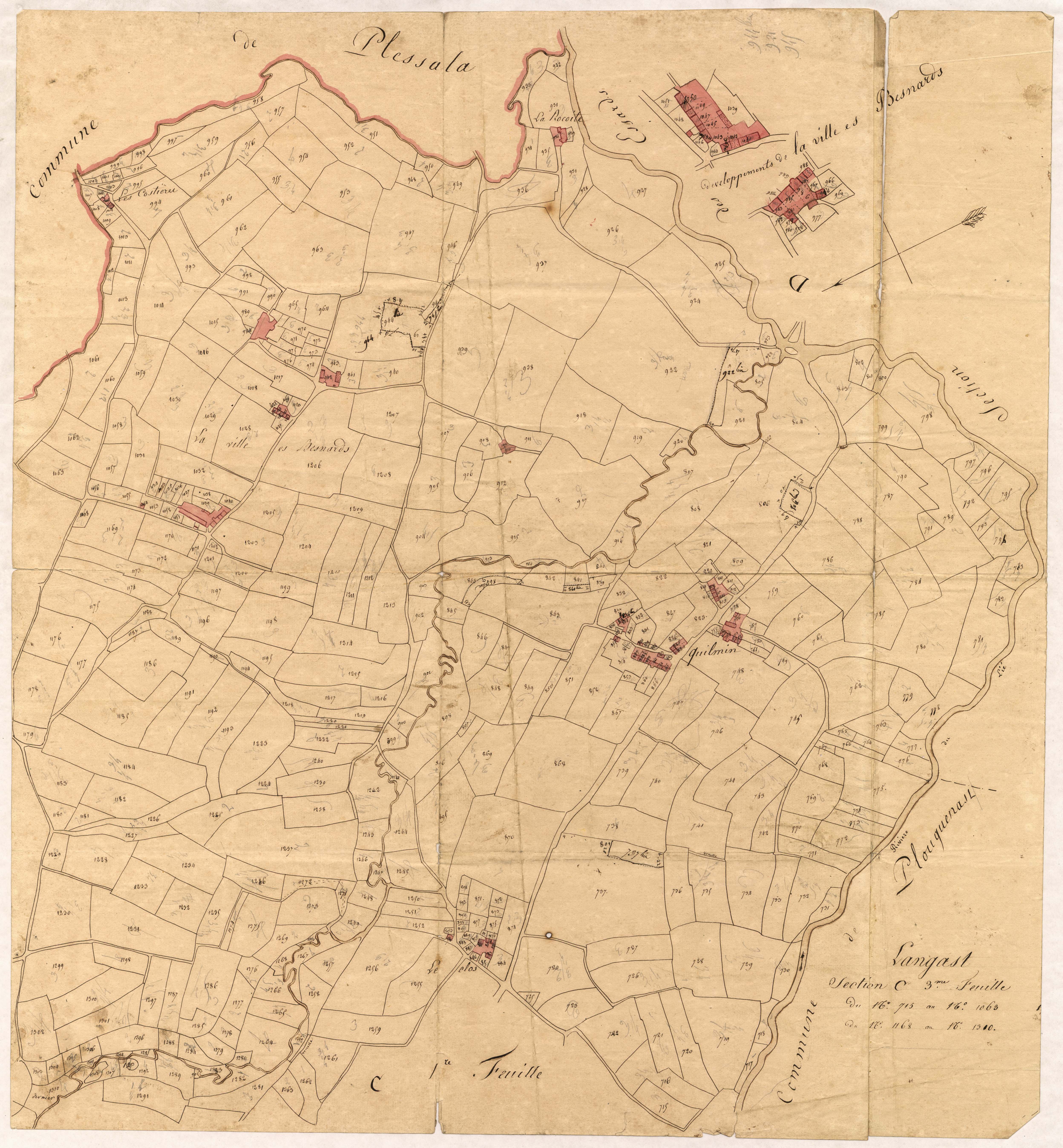 Langast - Section C, 3e feuille
