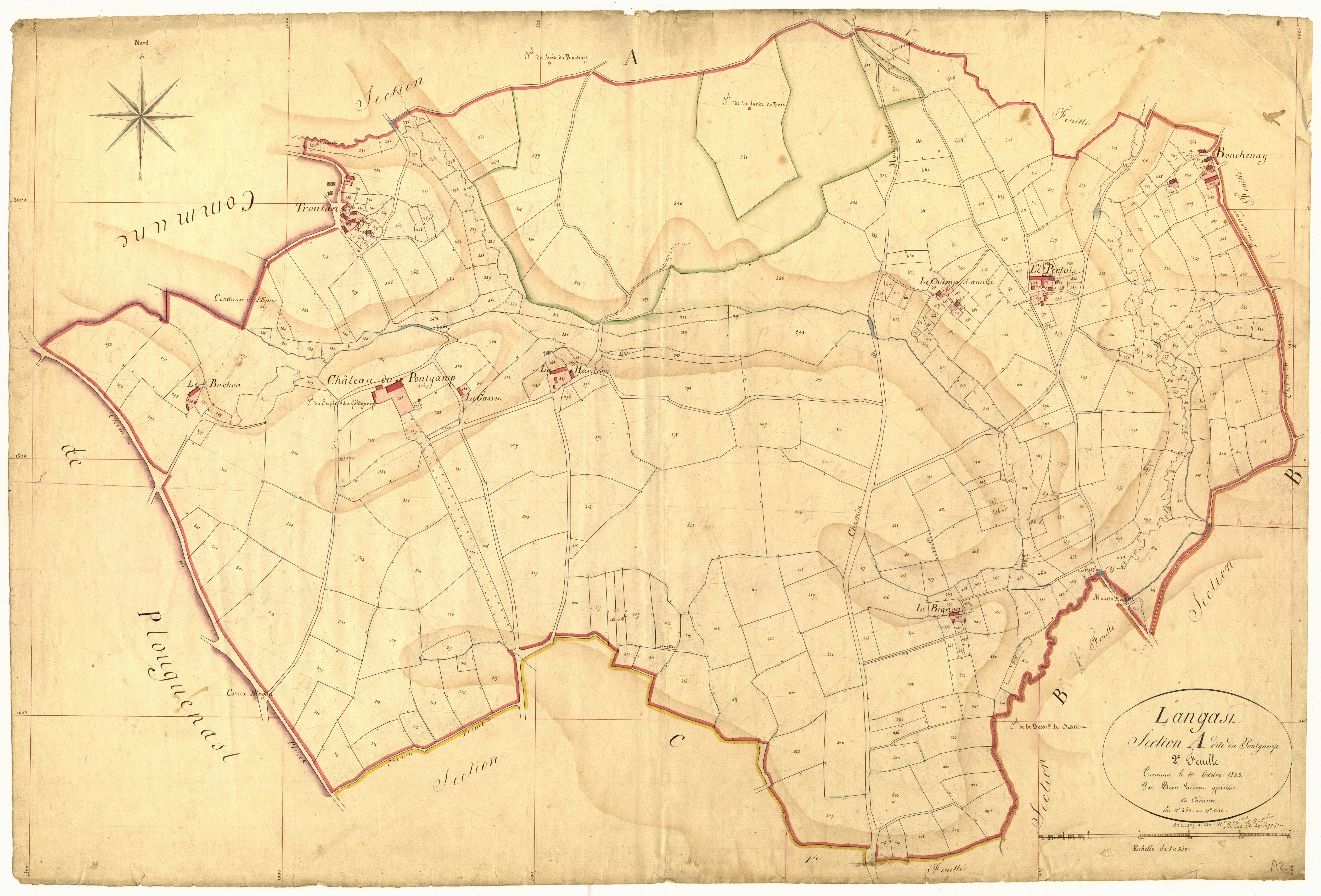 Langast - Section A, 2e feuille
