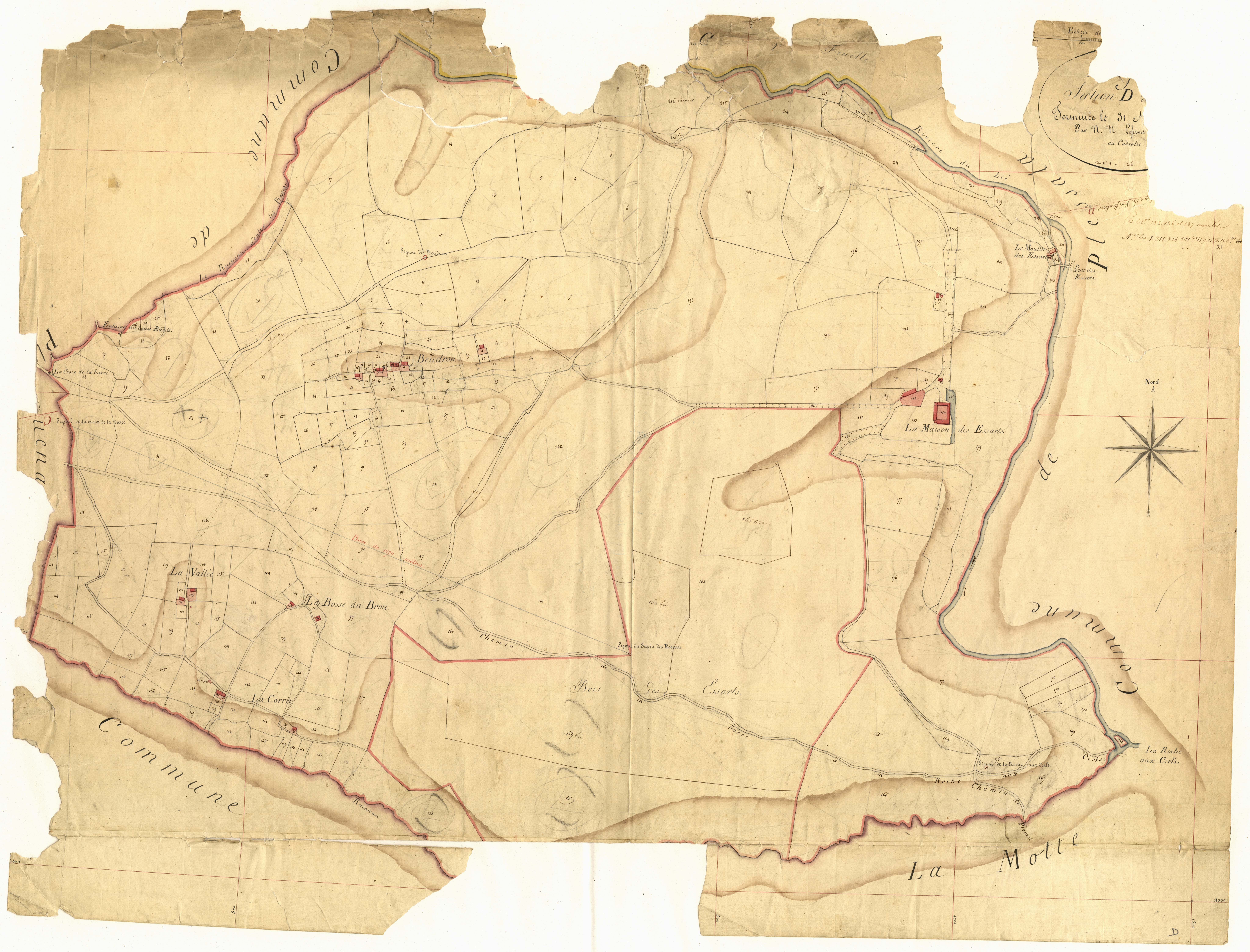 Langast - Section D, 1re feuille