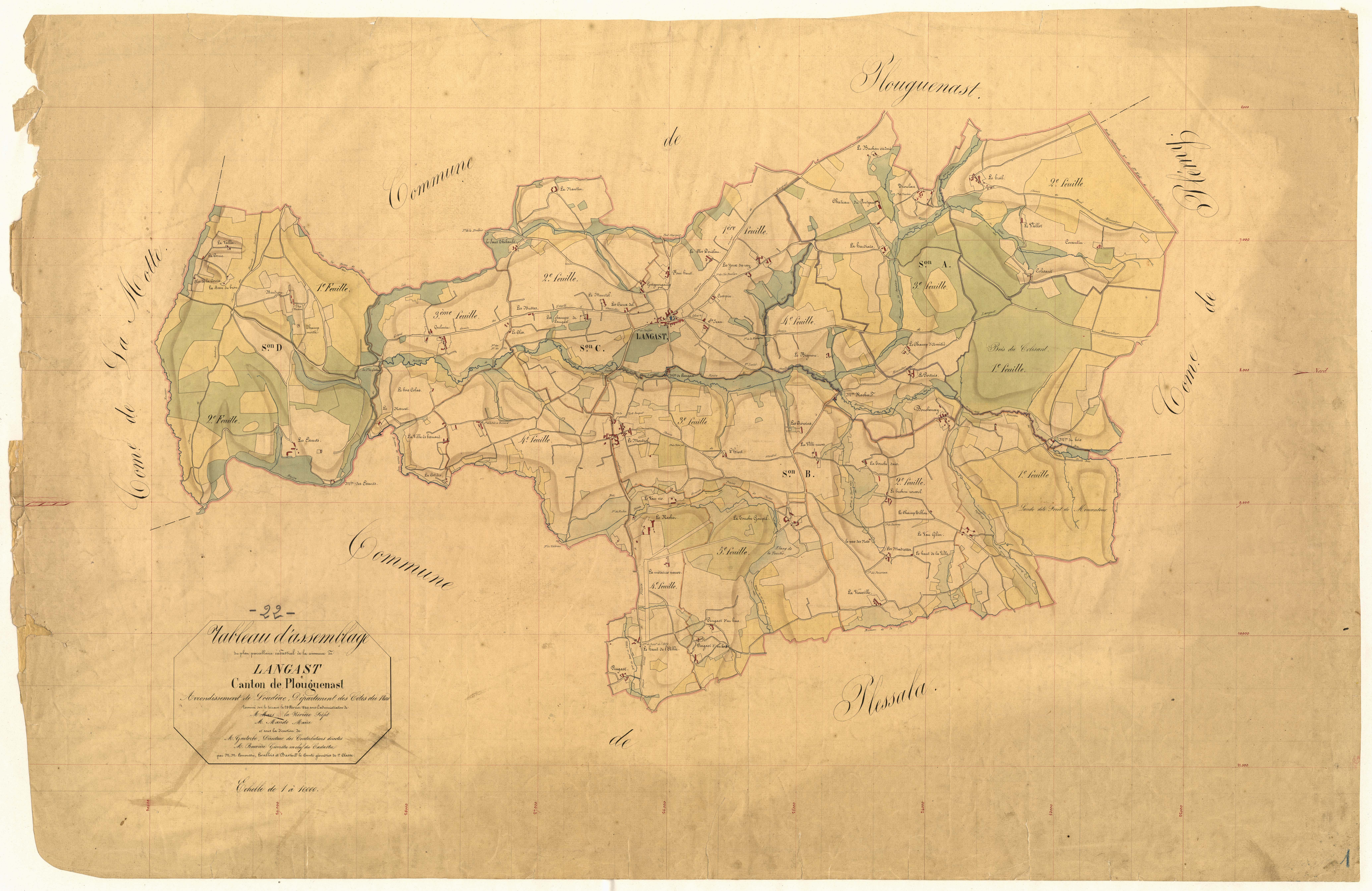 Langast - Tableau d'assemblage