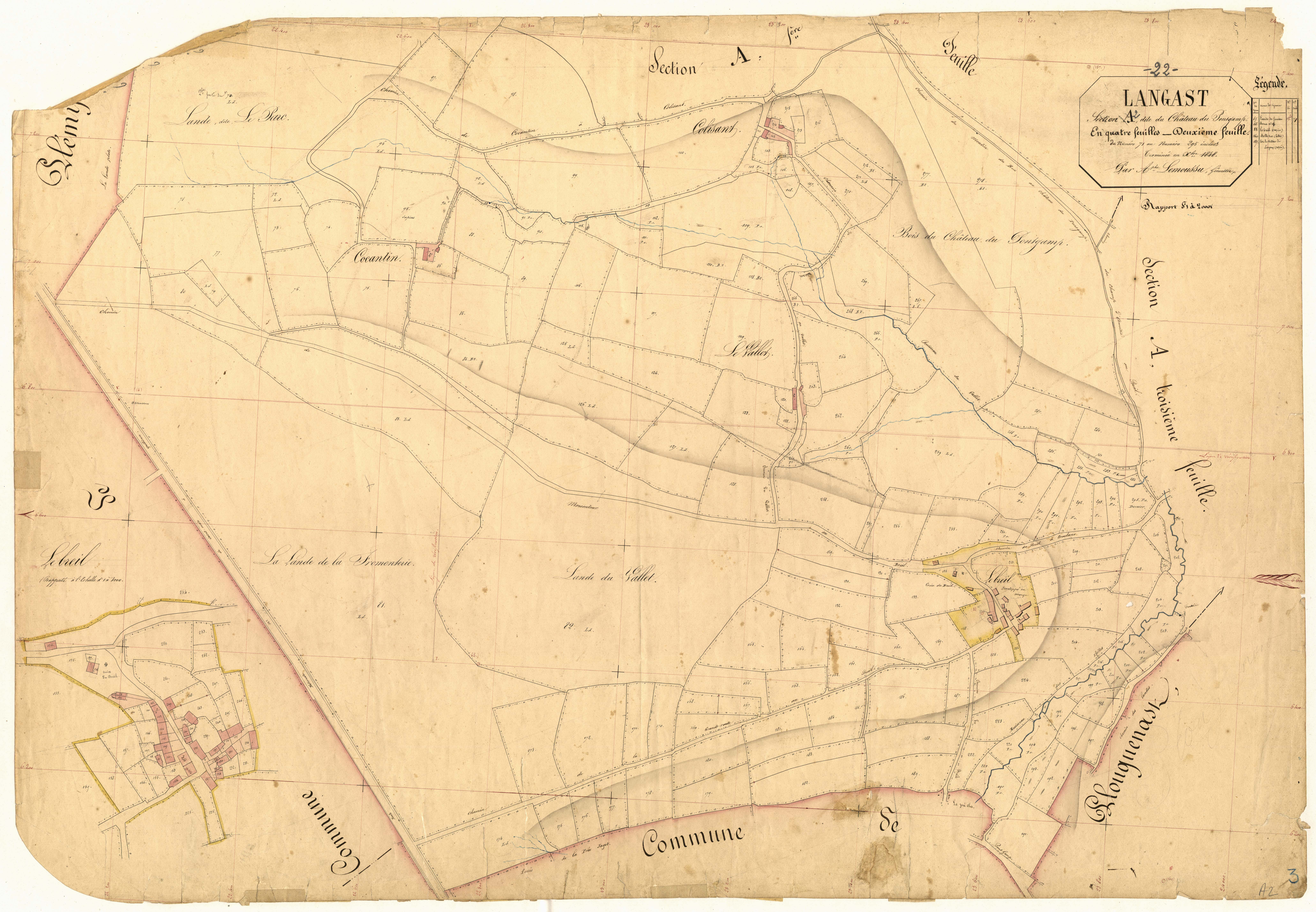 Langast - Section A, 2e feuille