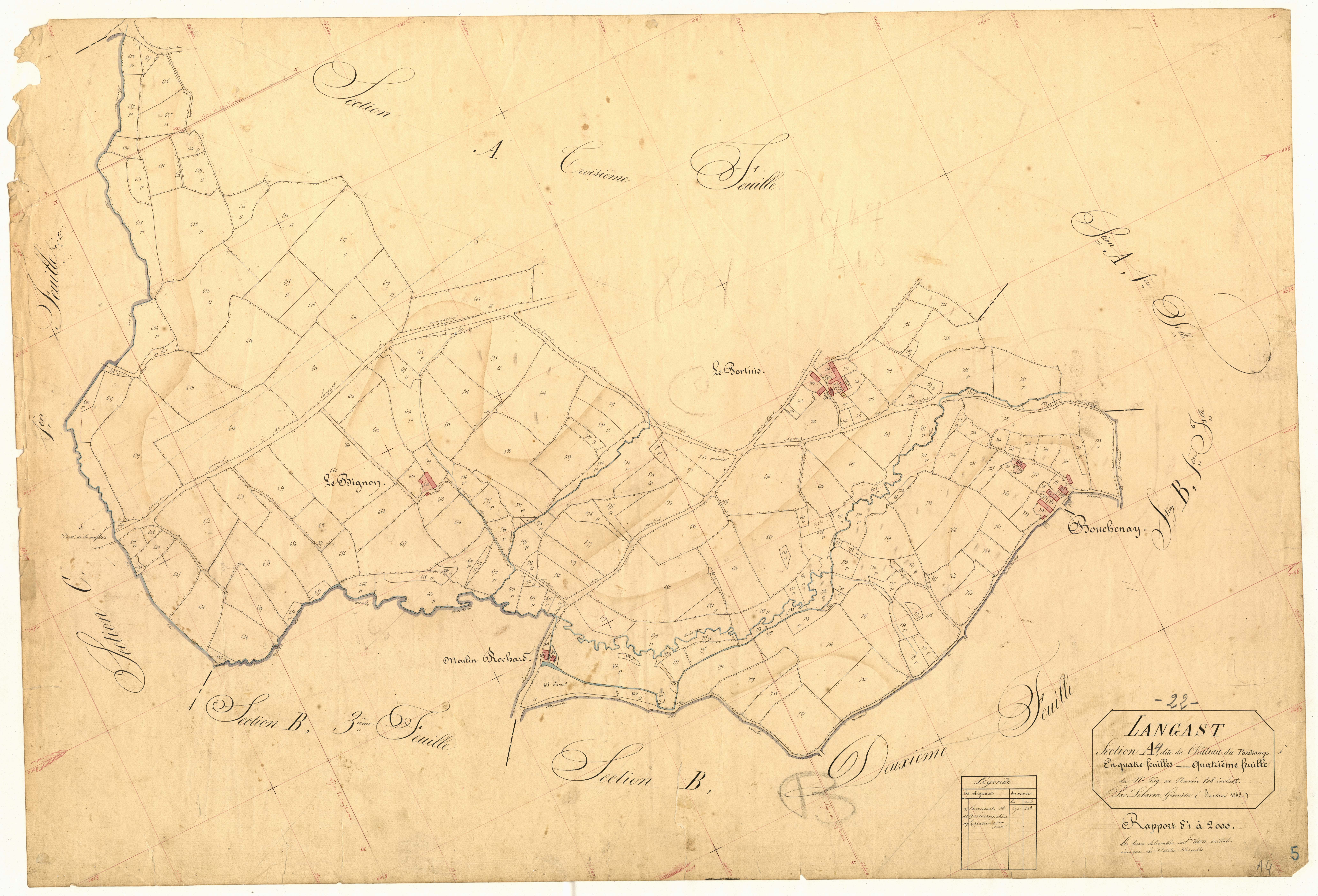 Langast - Section A, 4e feuille