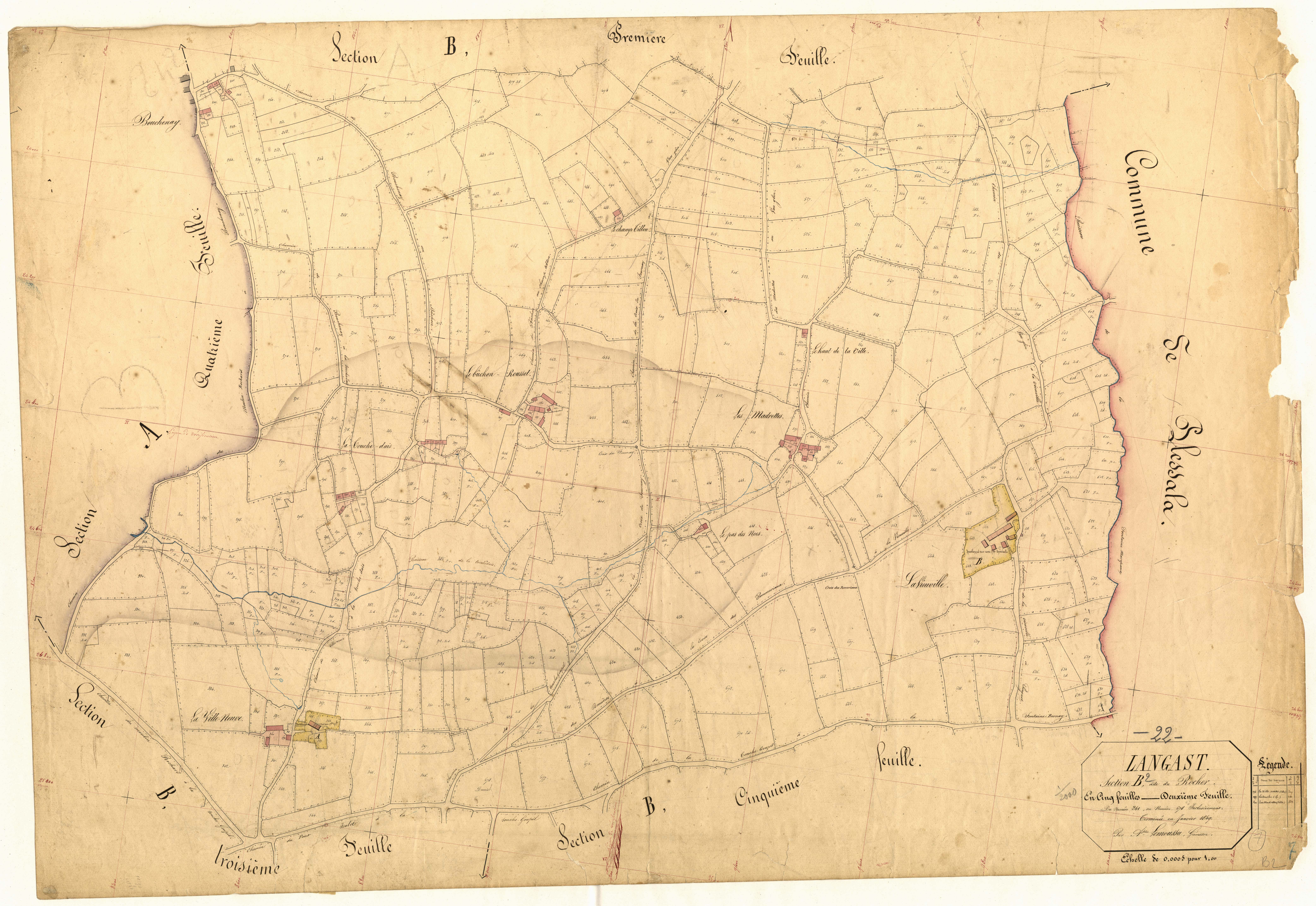 Langast - Section B, 2e feuille