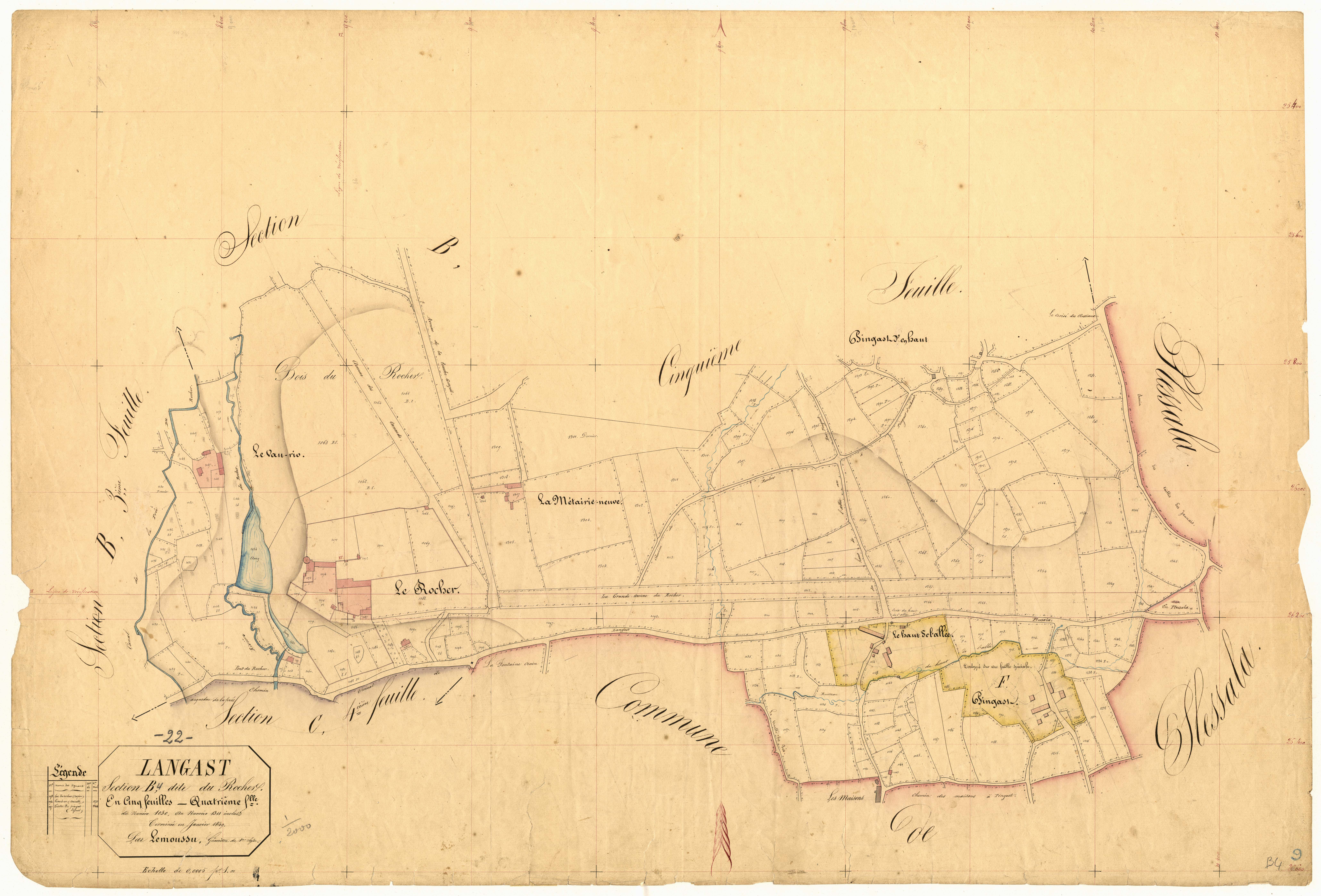 Langast - Section B, 4e feuille