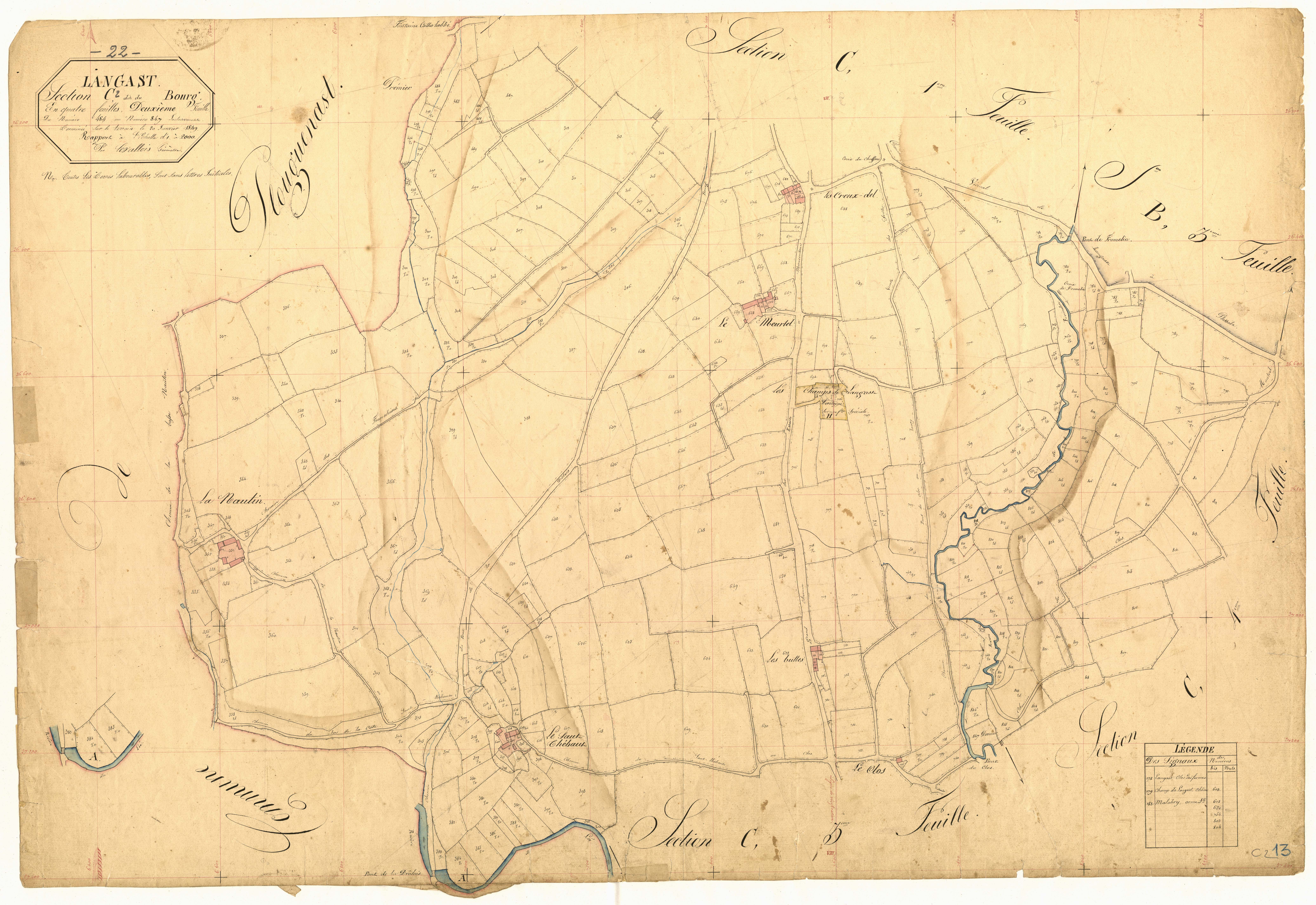 Langast - Section C, 2e feuille