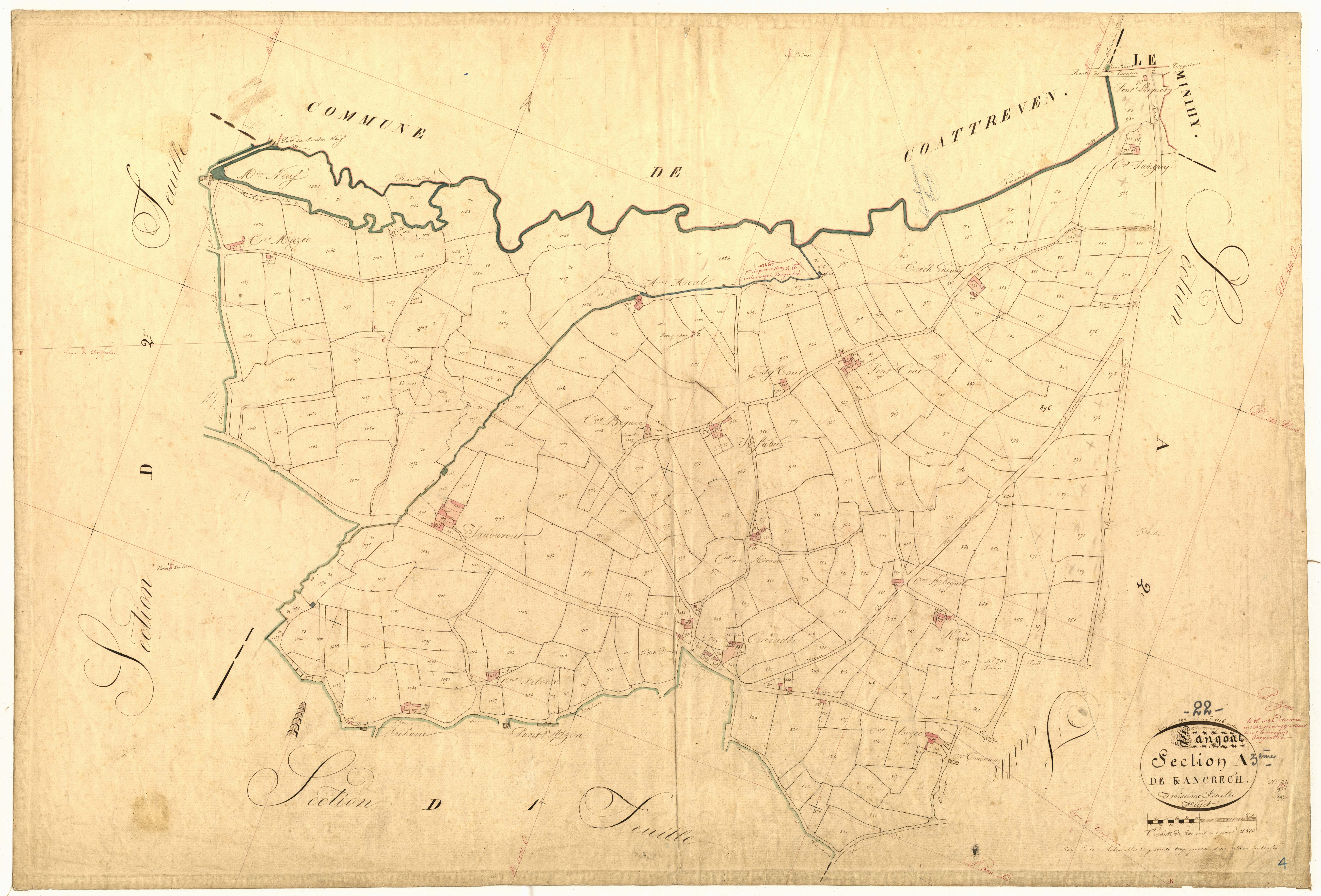 Langoat - Section A, 3e feuille