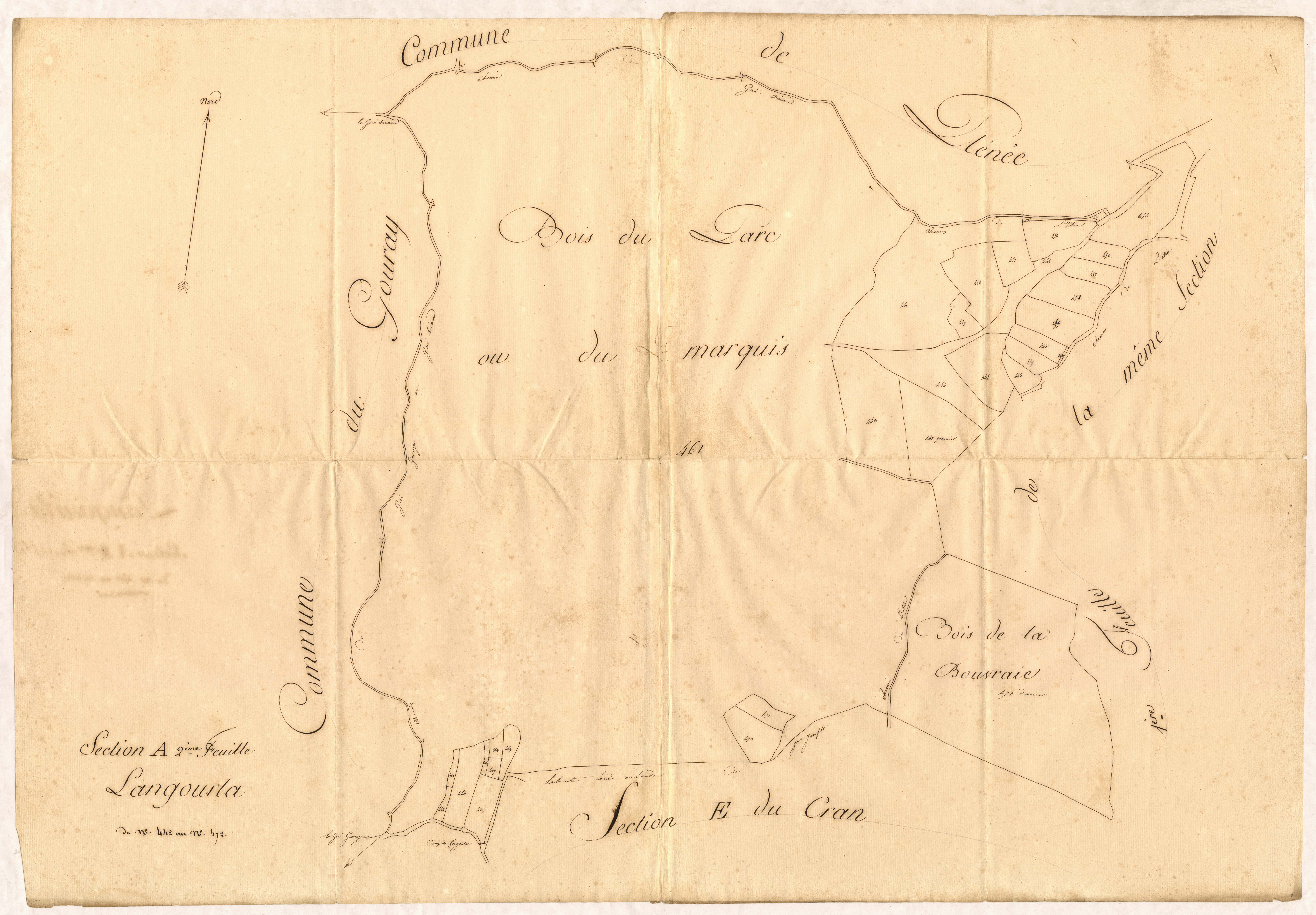 Langourla - Section A, 2e feuille